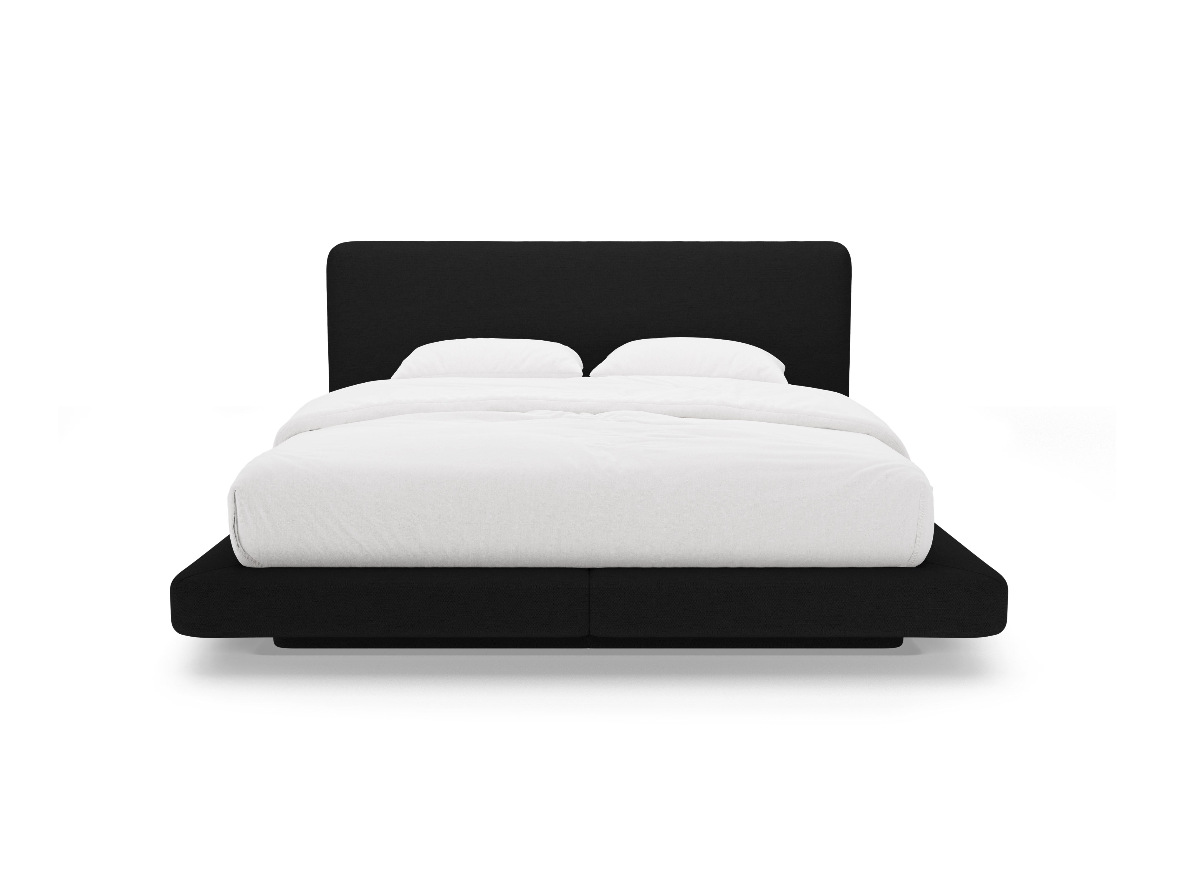 Łóżko LINEA czarny – styl minimalistyczny
