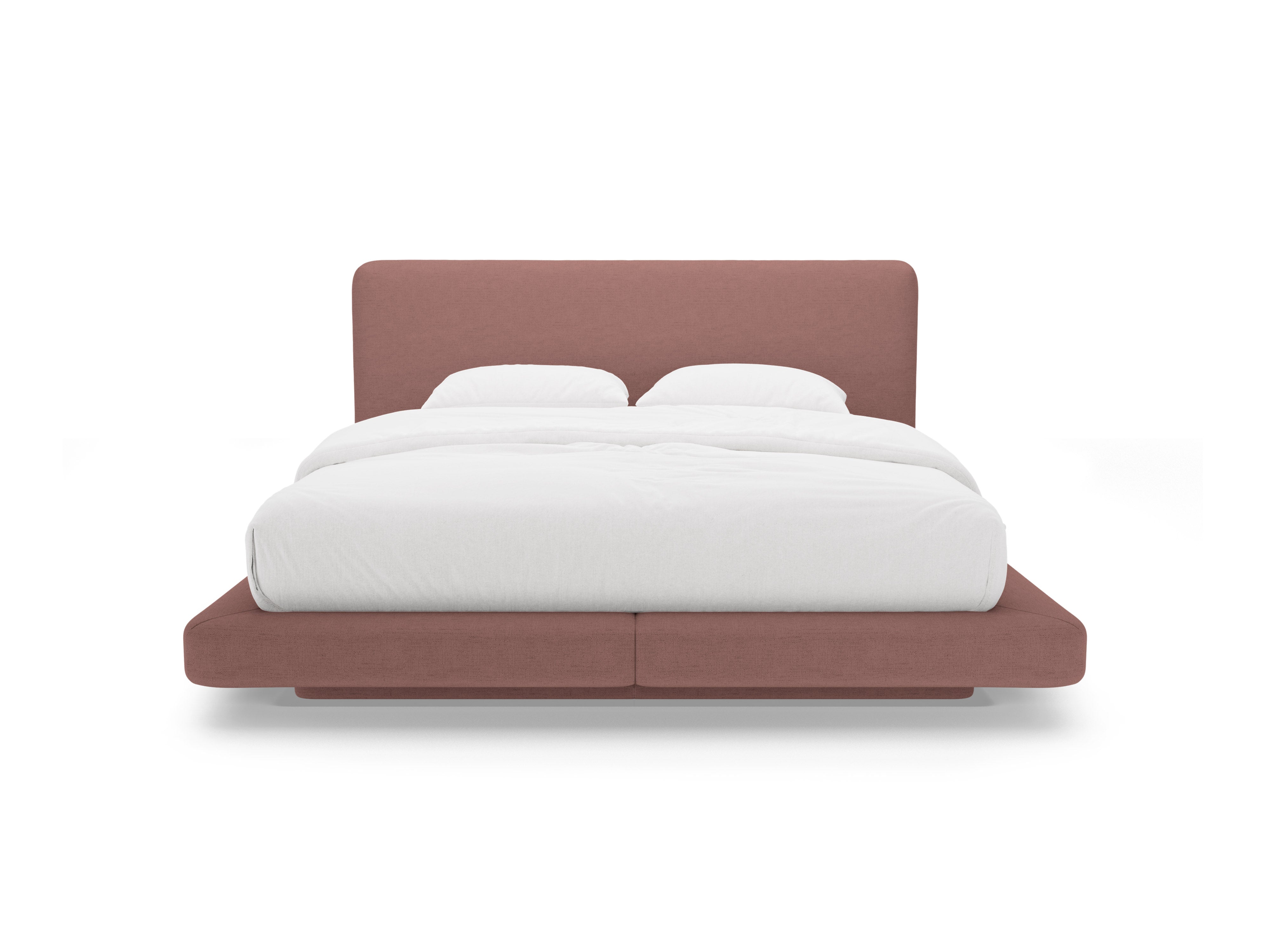 Łóżko LINEA różowy – styl minimalistyczny