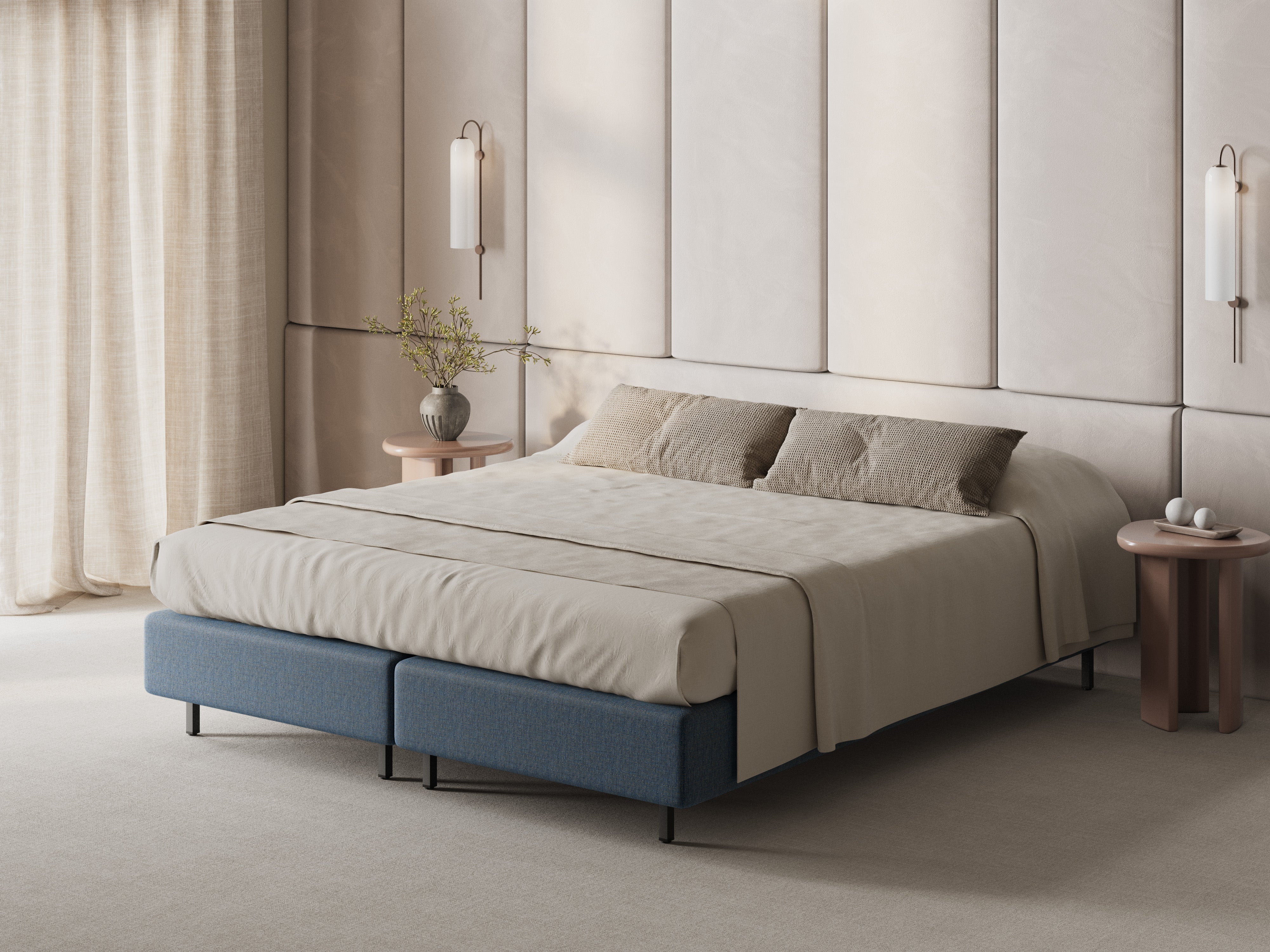 WHALE Bed Dark Blue