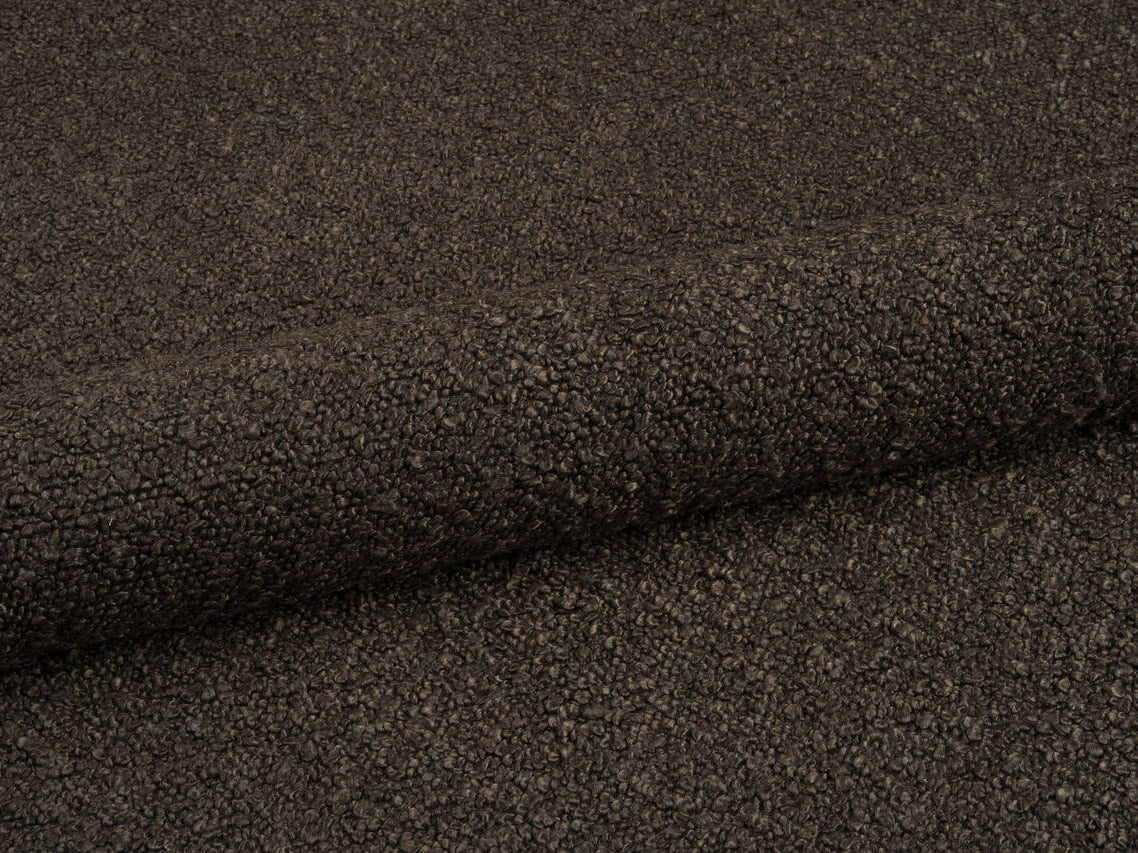 Bed AVELINE bruin boucle