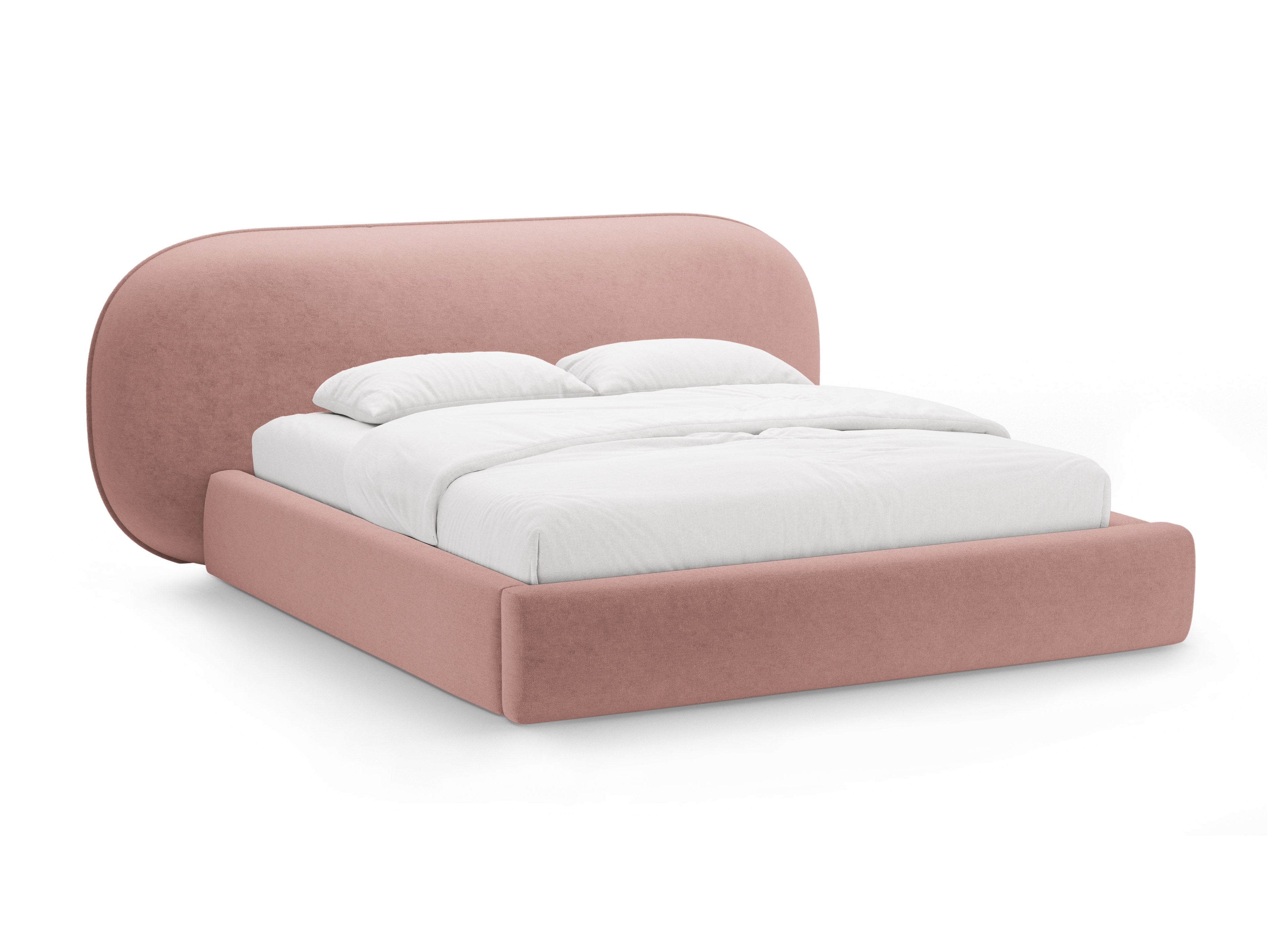 OVALO Bed Pink Chenille