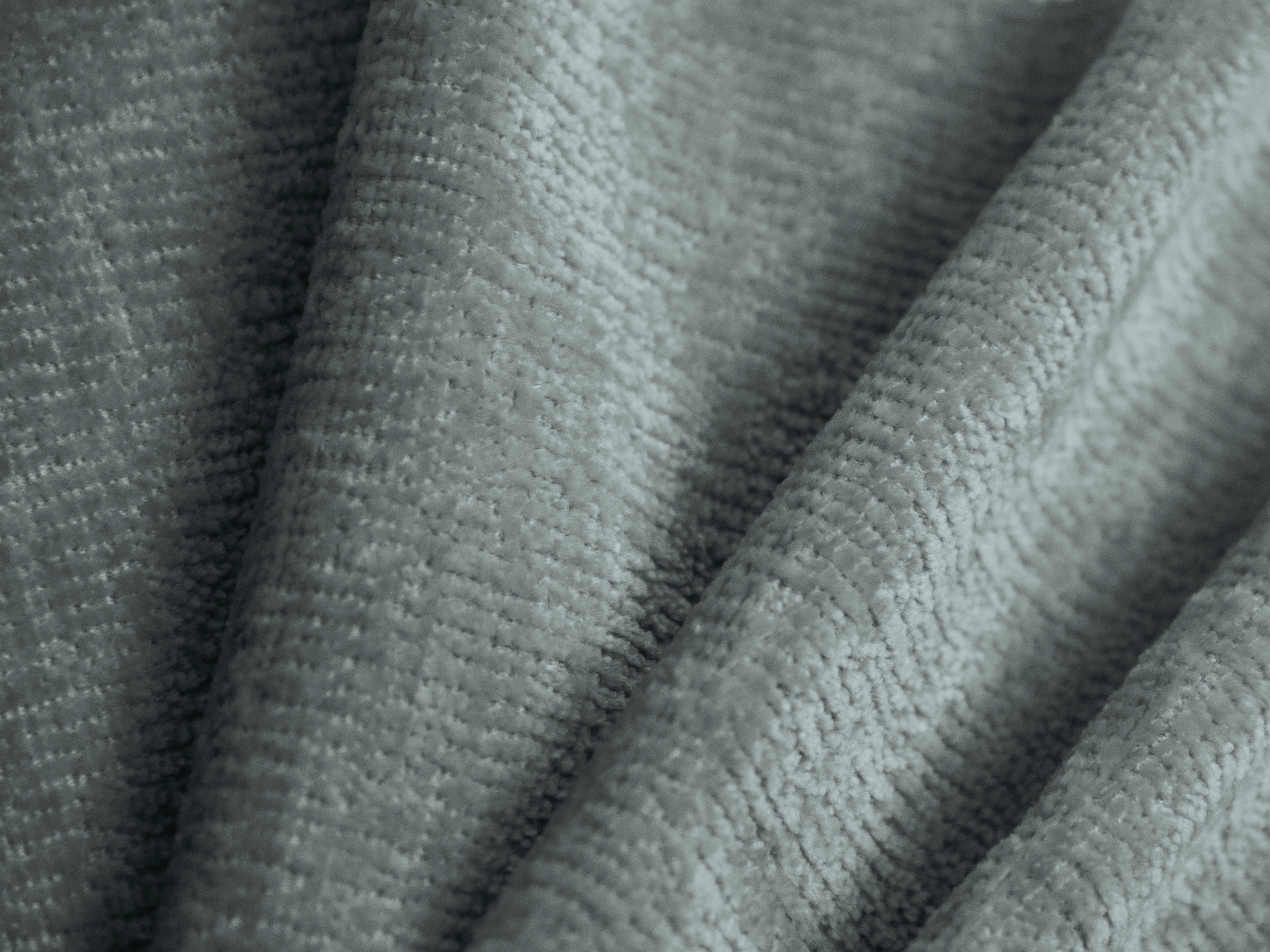 OVALO bed light blue chenille