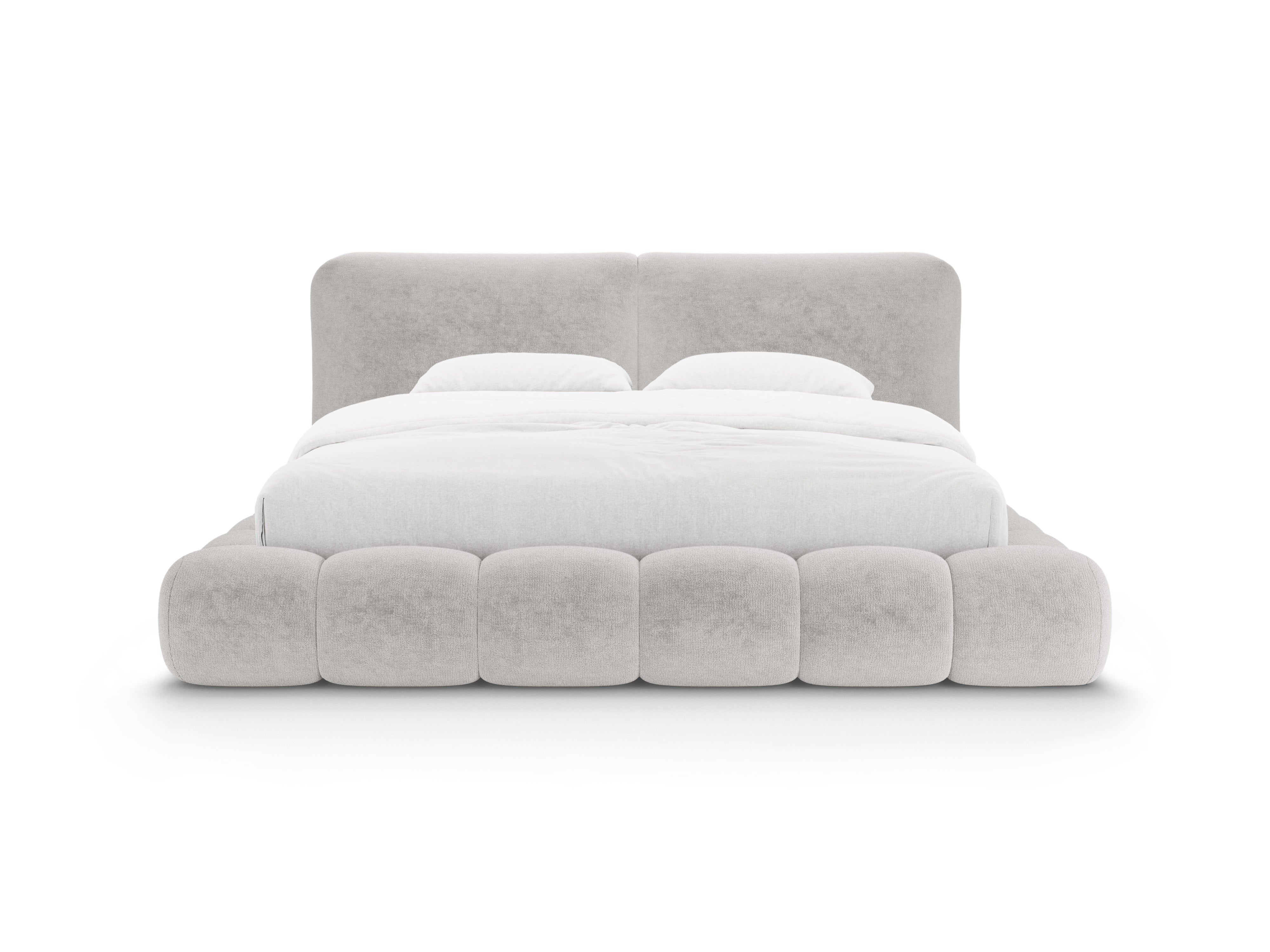 Bed SOLANGE beige chenille