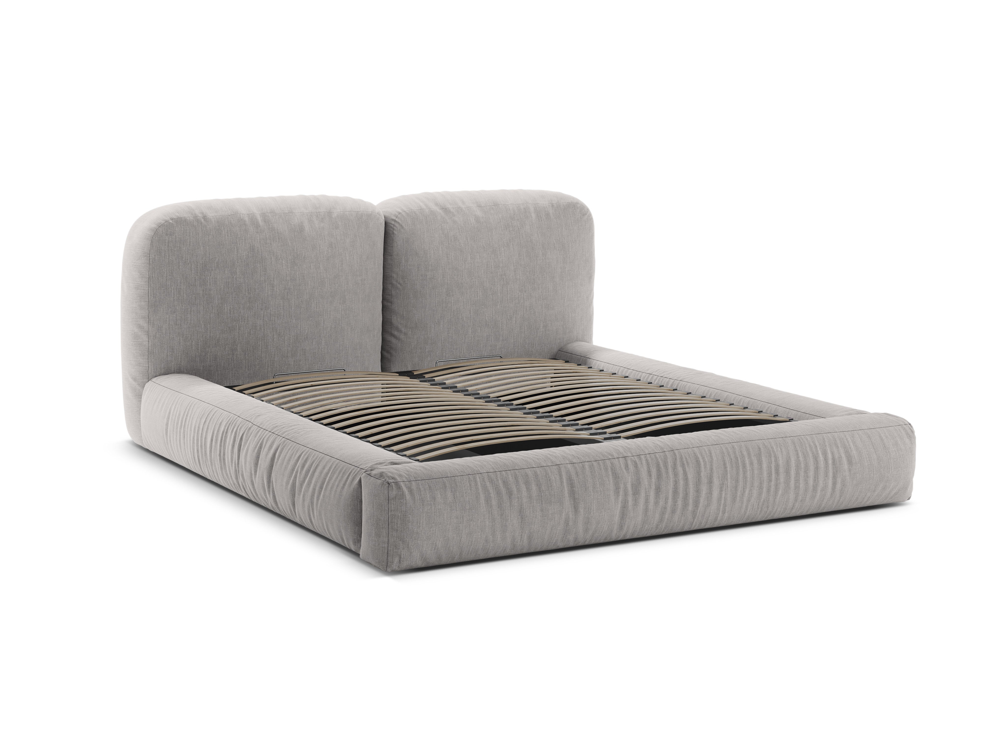 Bed MARTINA lichtgrijs