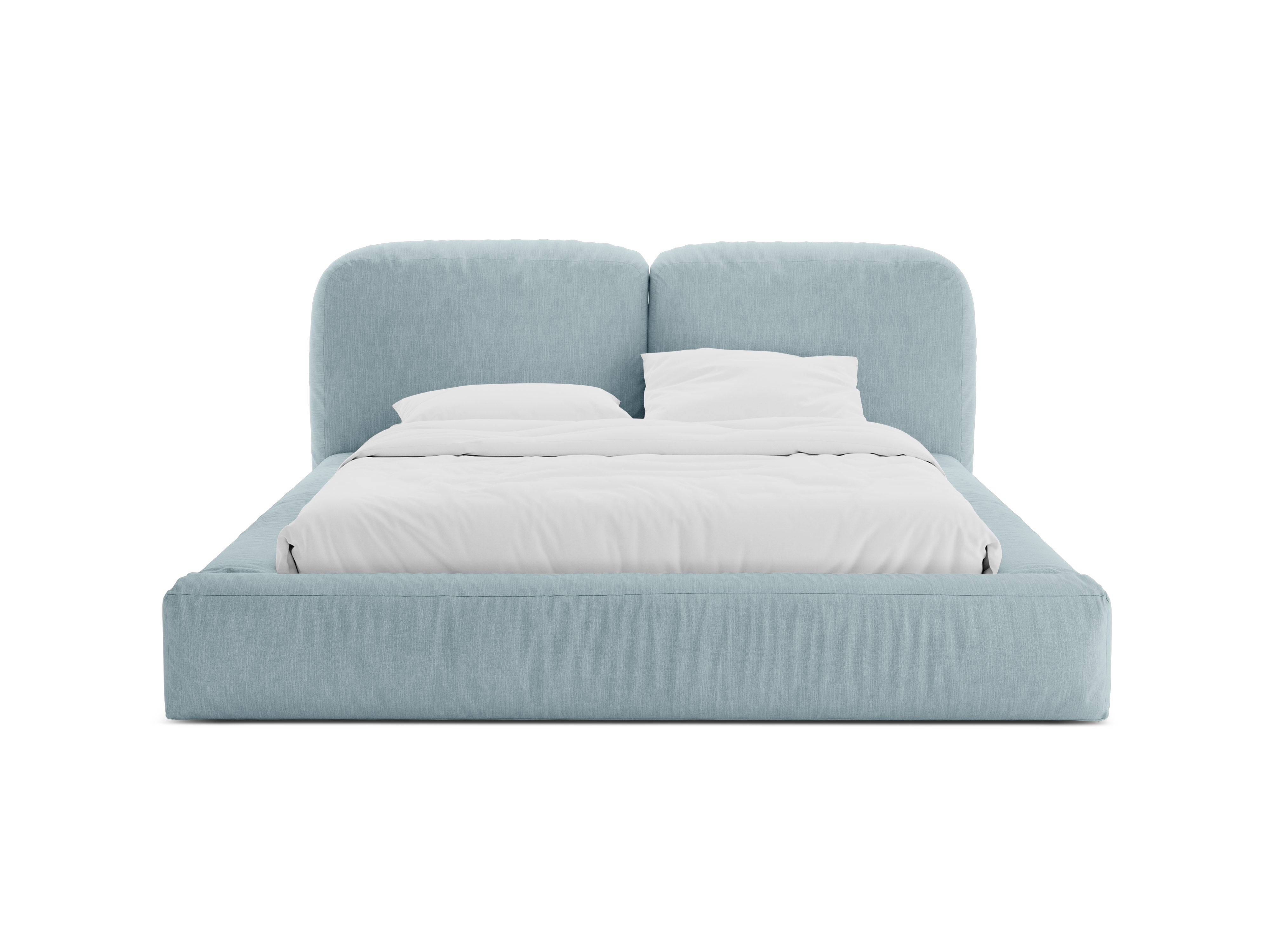 Bett MARTINA satinblau