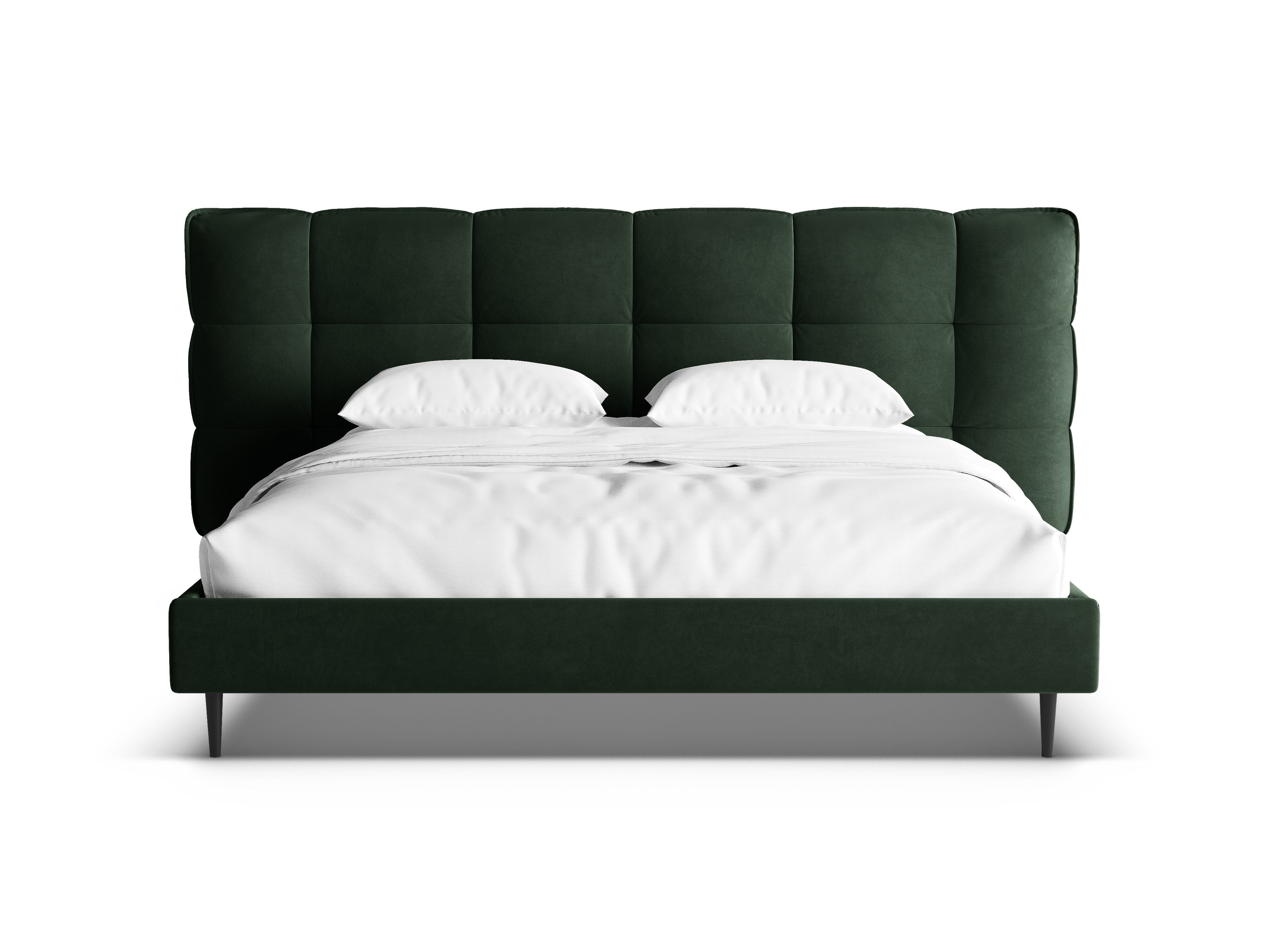 Velvet bed ERIC donkergroen