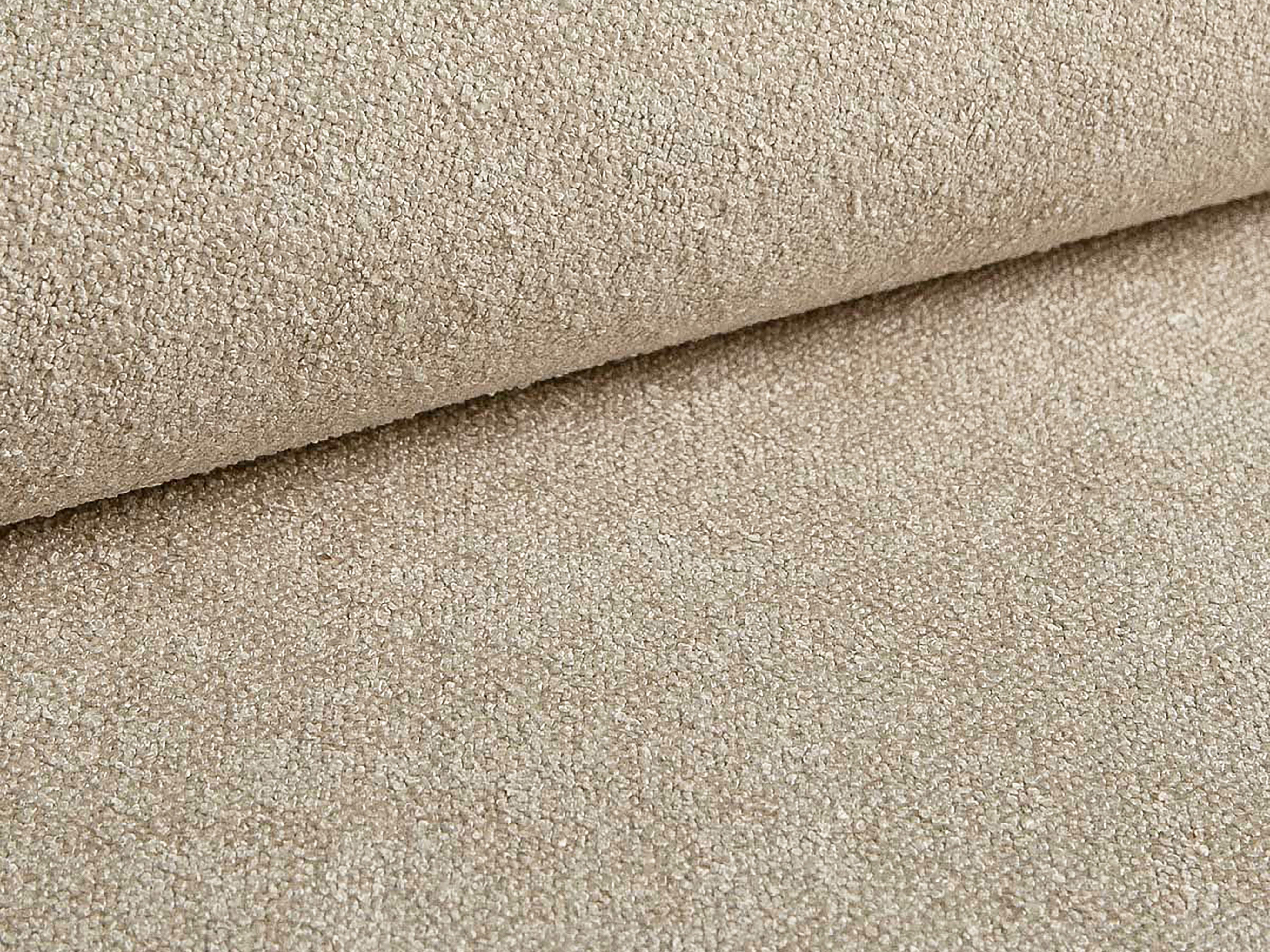 ERIC bed in light beige boucle