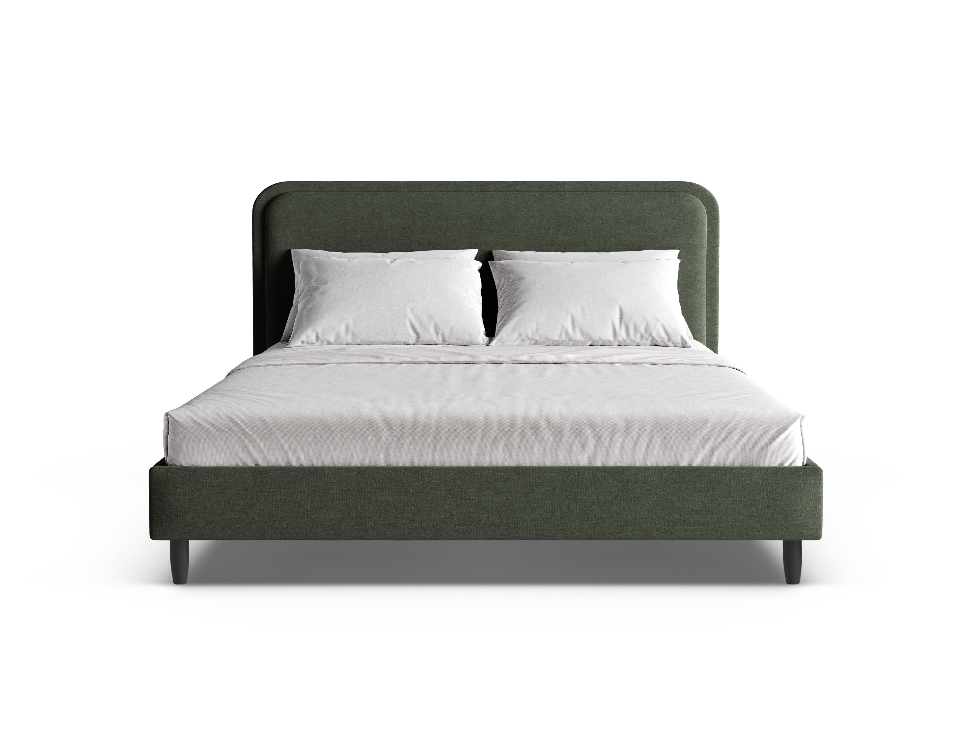 AVELINE Bed in Moss Green