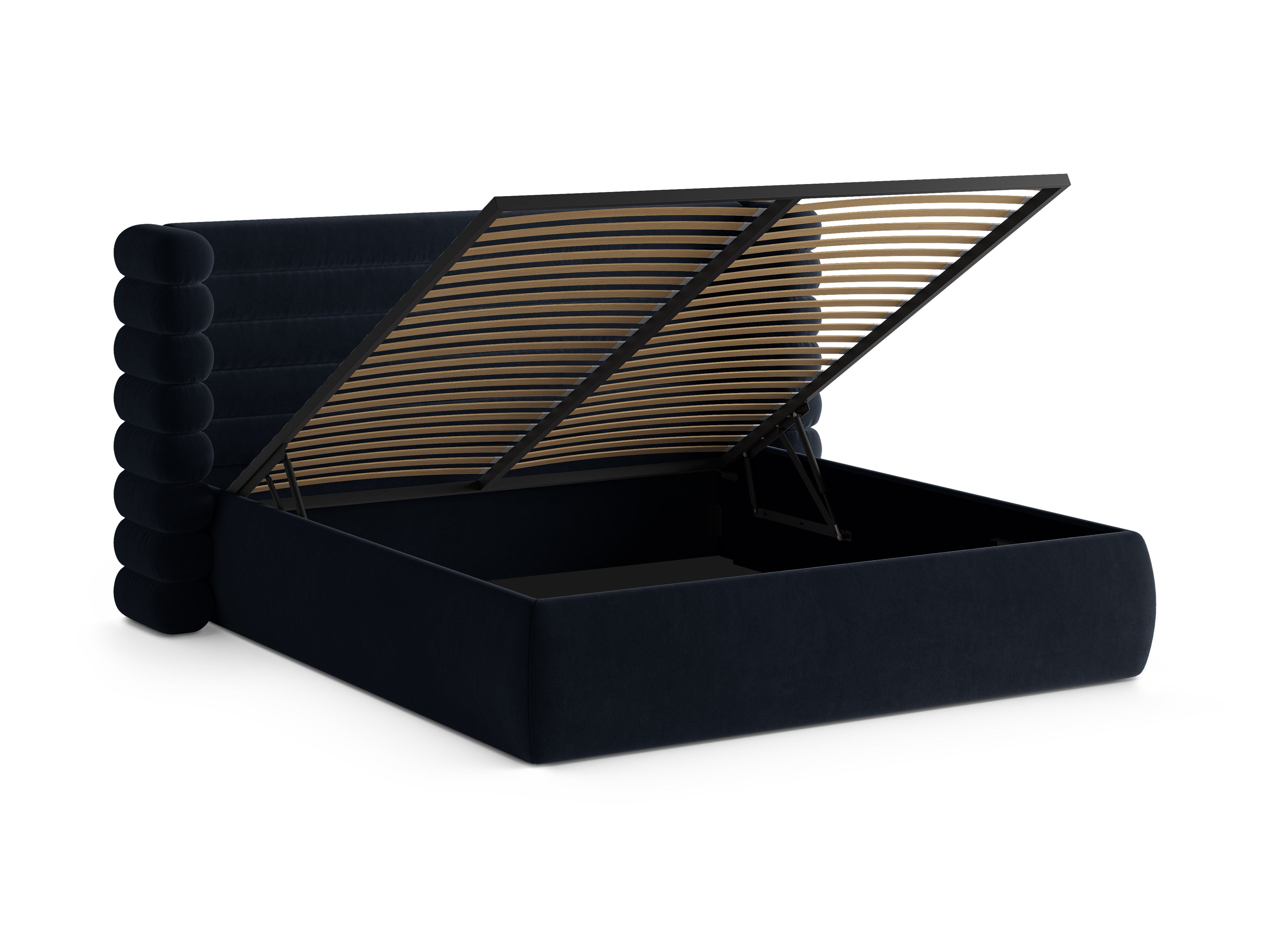 Royal Blue Velvet Bed MOUNT