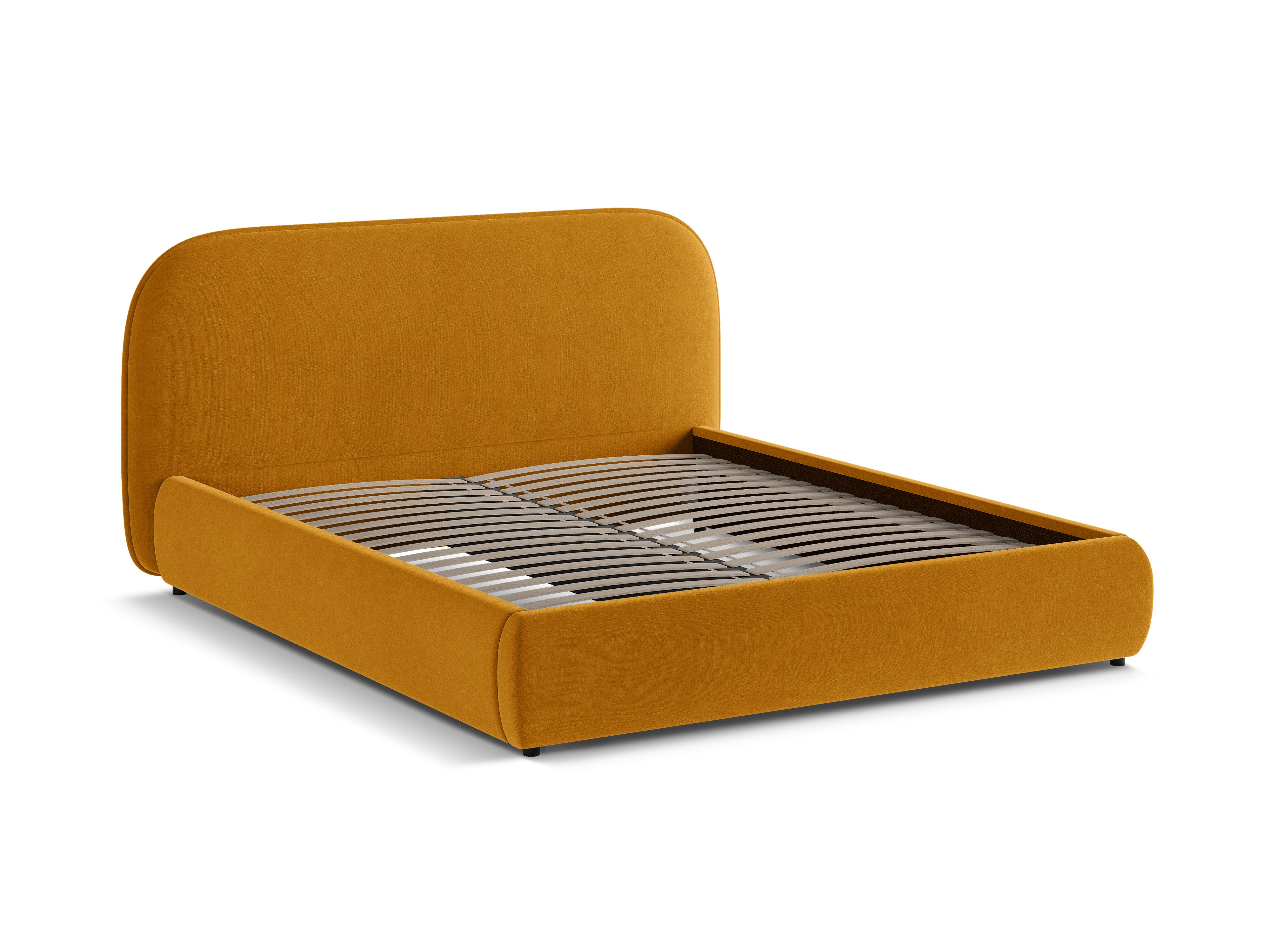Velvet bed MURADA geel