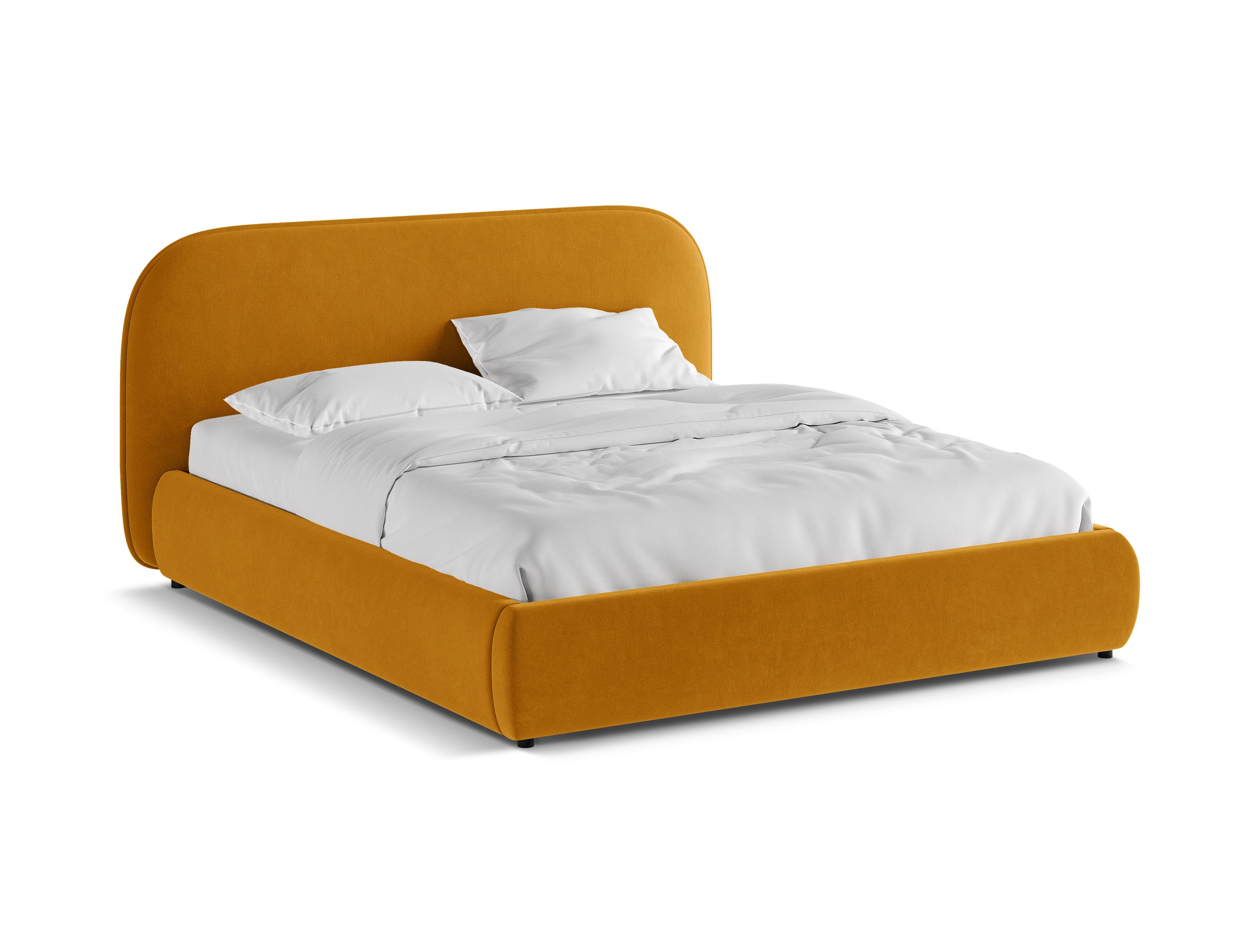 Velvet bed MURADA geel