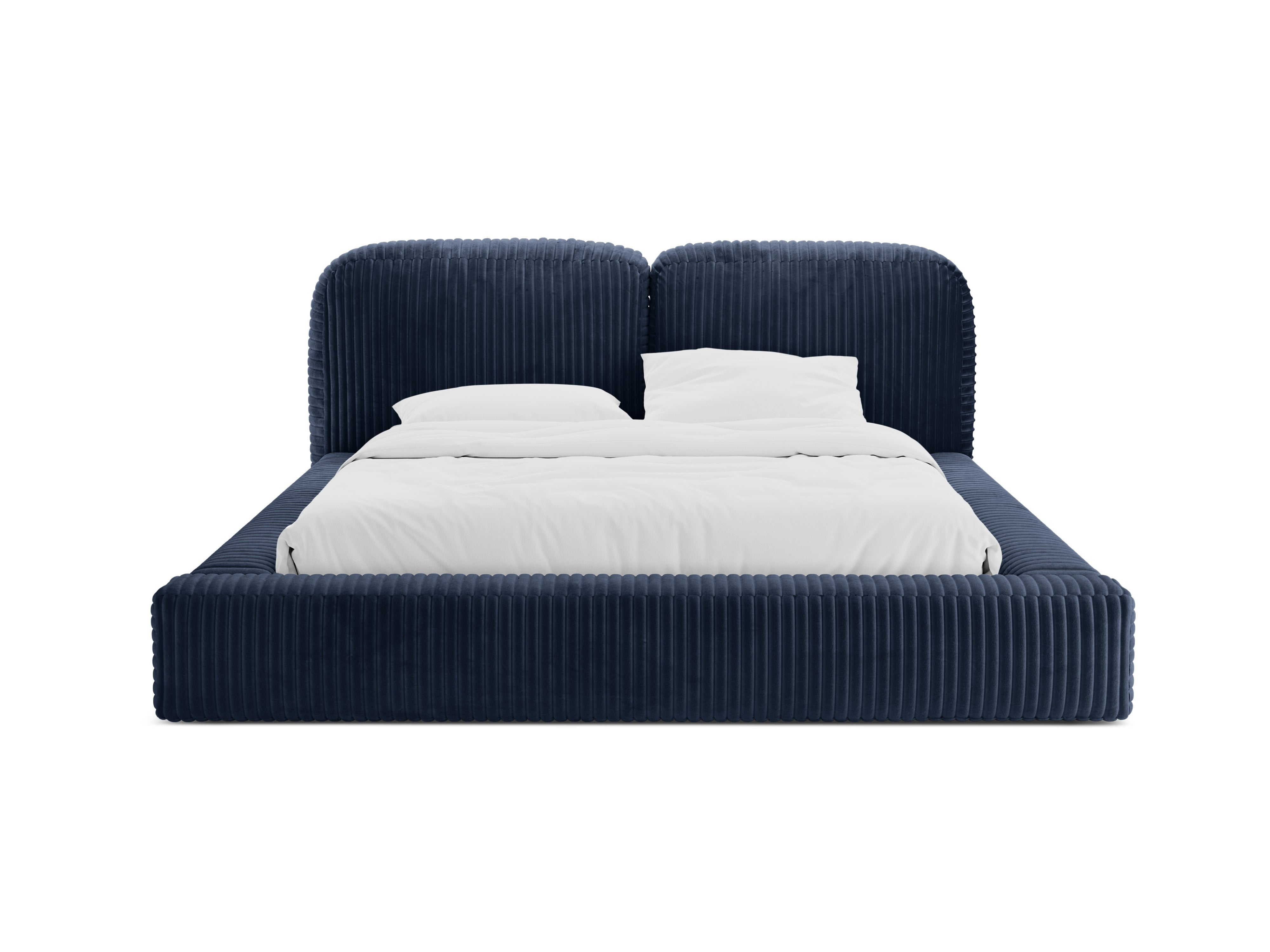 MARTINA bed sea blue corduroy