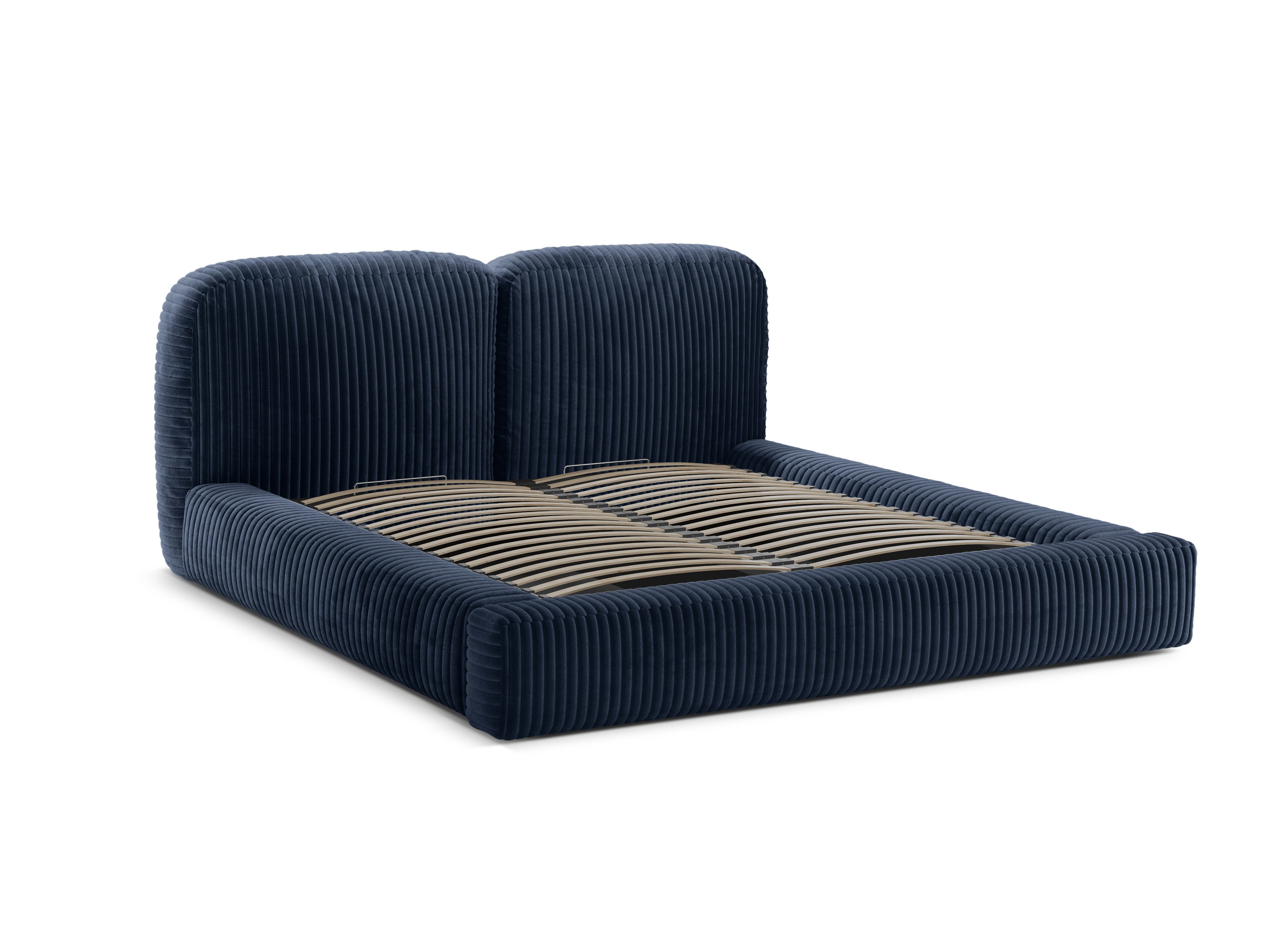 MARTINA bed sea blue corduroy