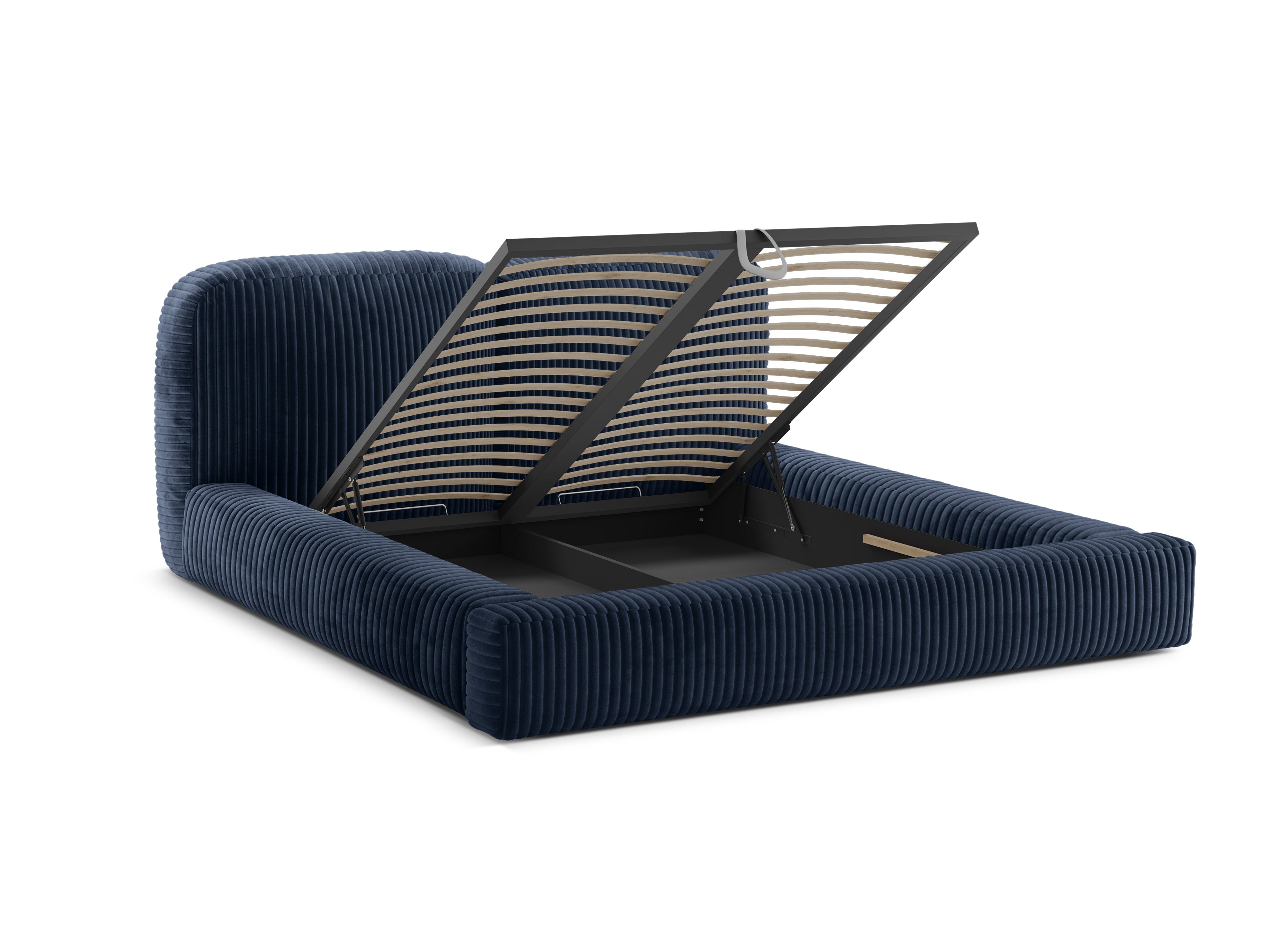 MARTINA bed sea blue corduroy