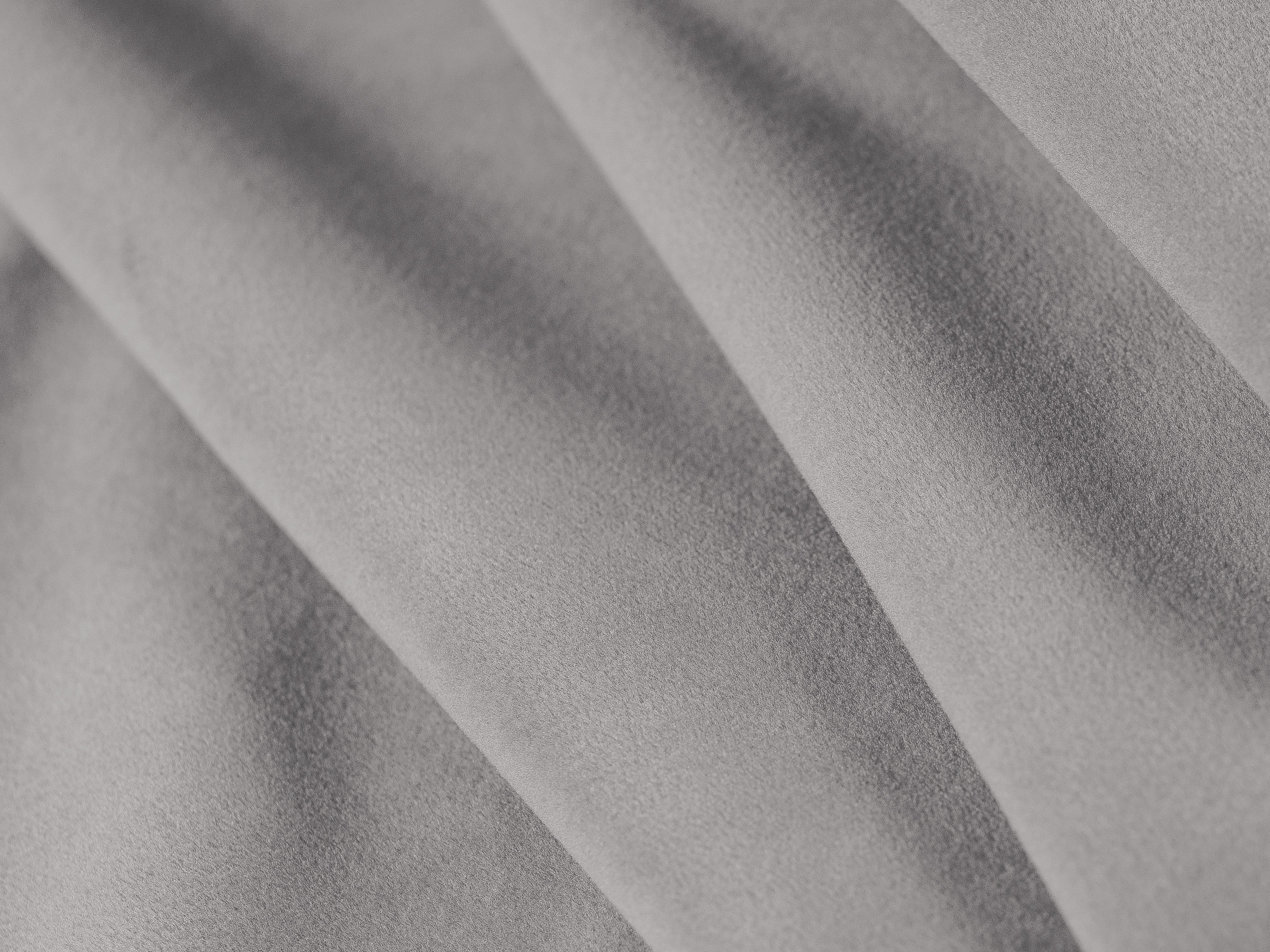 Velvet Bed OVALO Light Gray