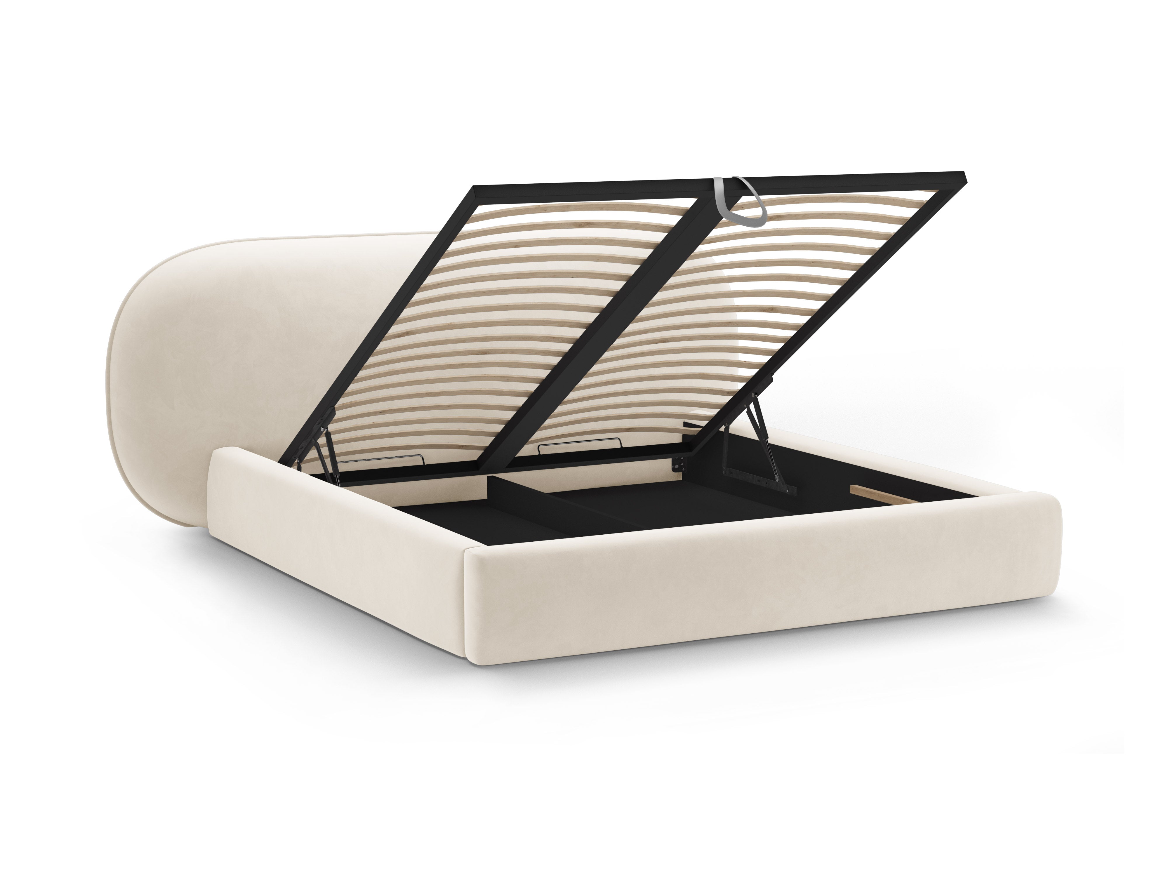 Velvet Bed OVALO Ivory