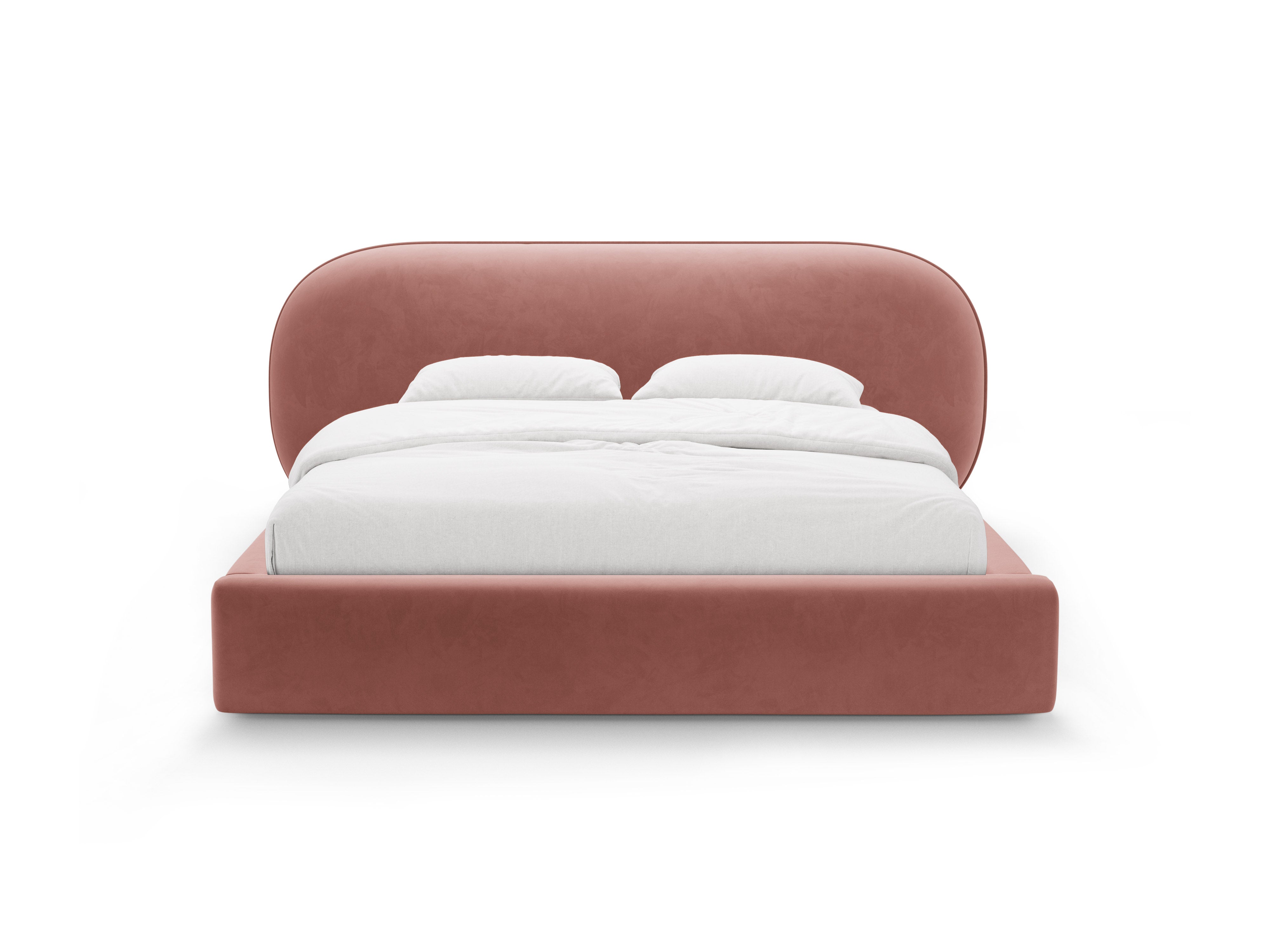 OVALO Velvet Bed Pink