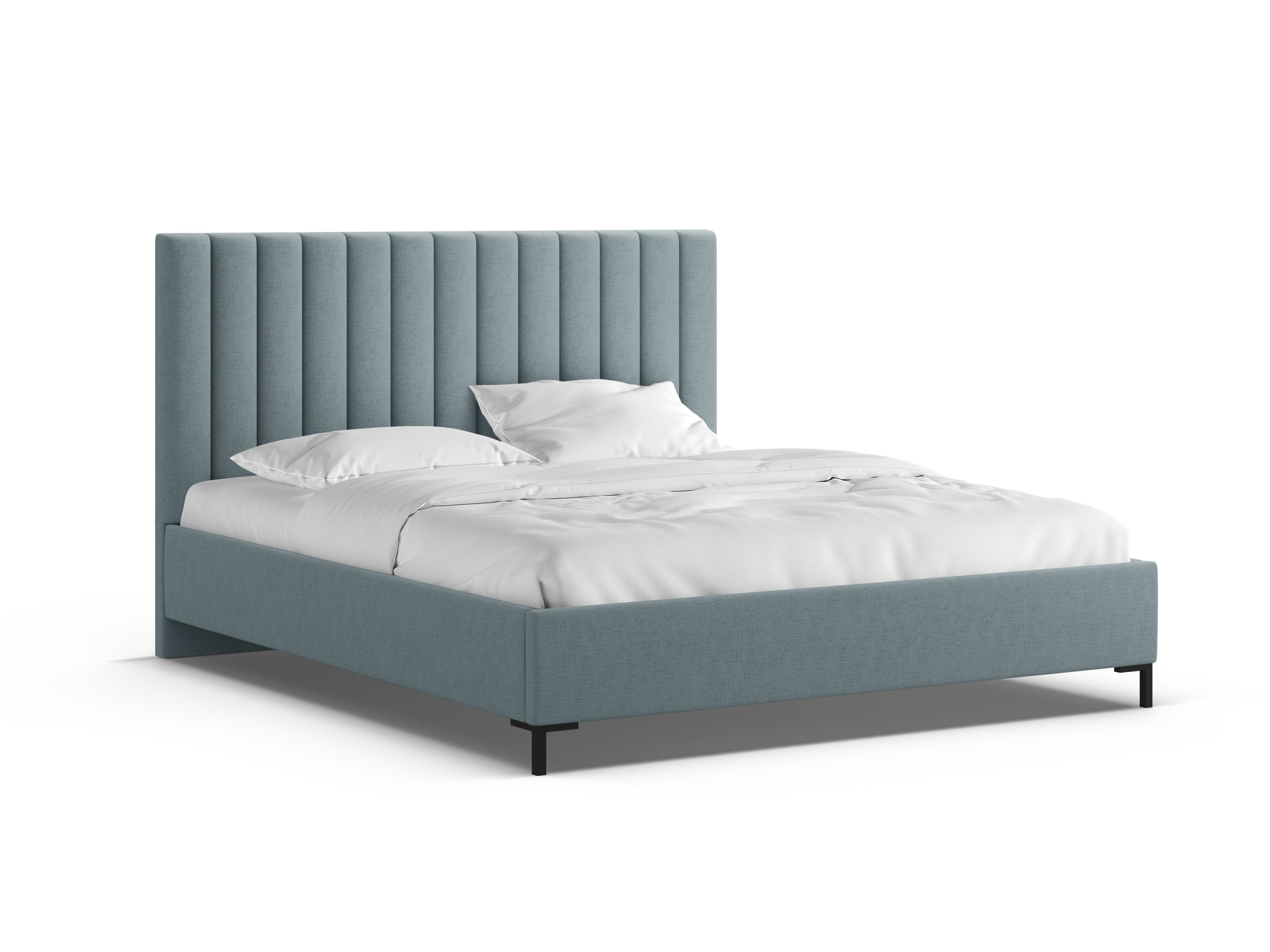 Bed met opbergruimte voor beddengoed ALLISON blauw