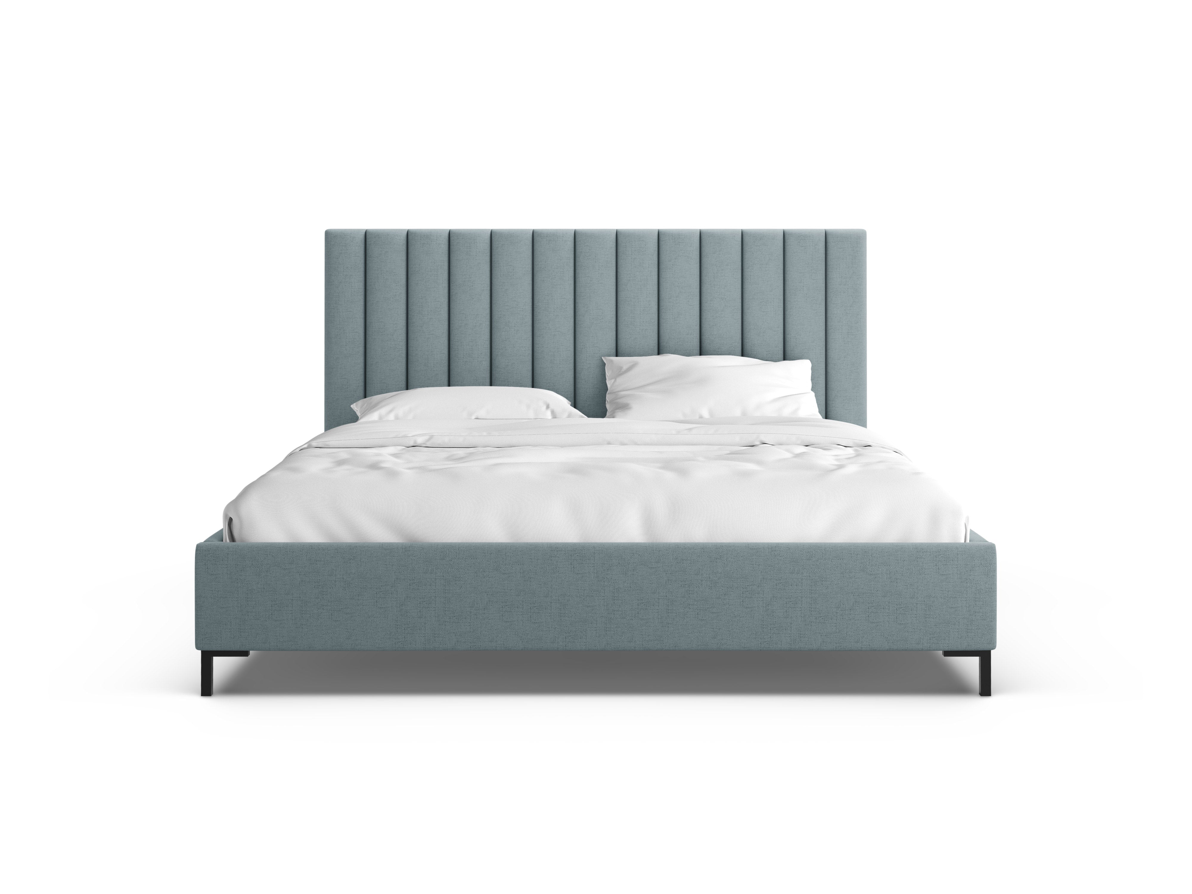 Bed met opbergruimte voor beddengoed ALLISON blauw