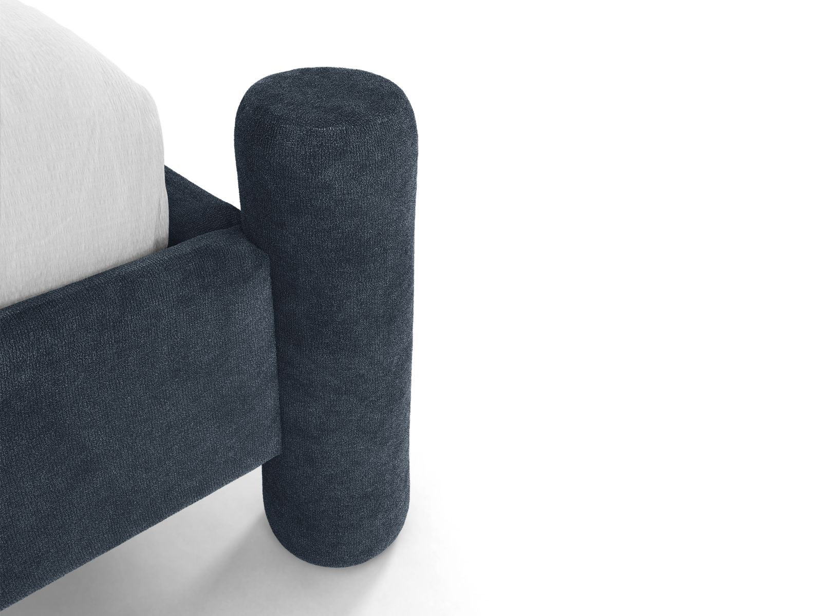 Bed VERA donkerblauwe chenille