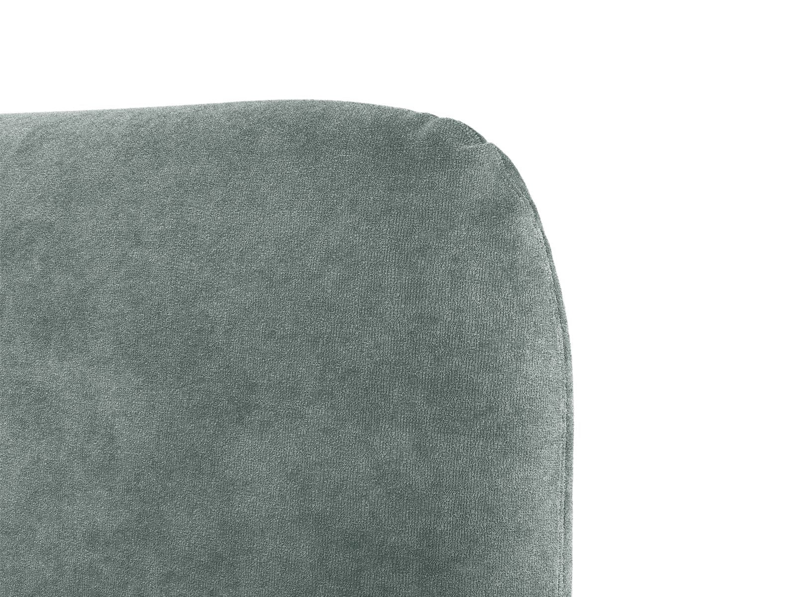 Bed VERA blauwe chenille