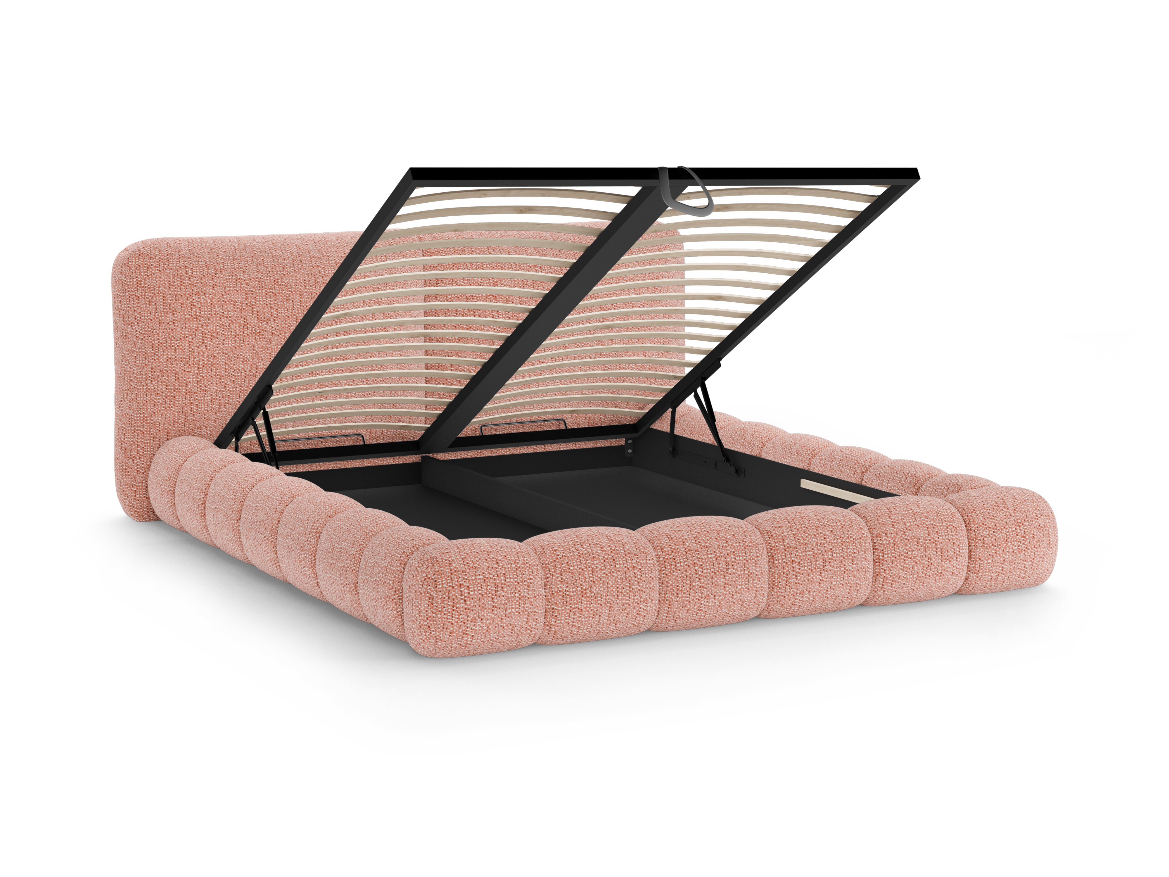 Bed SOLANGE roze melange