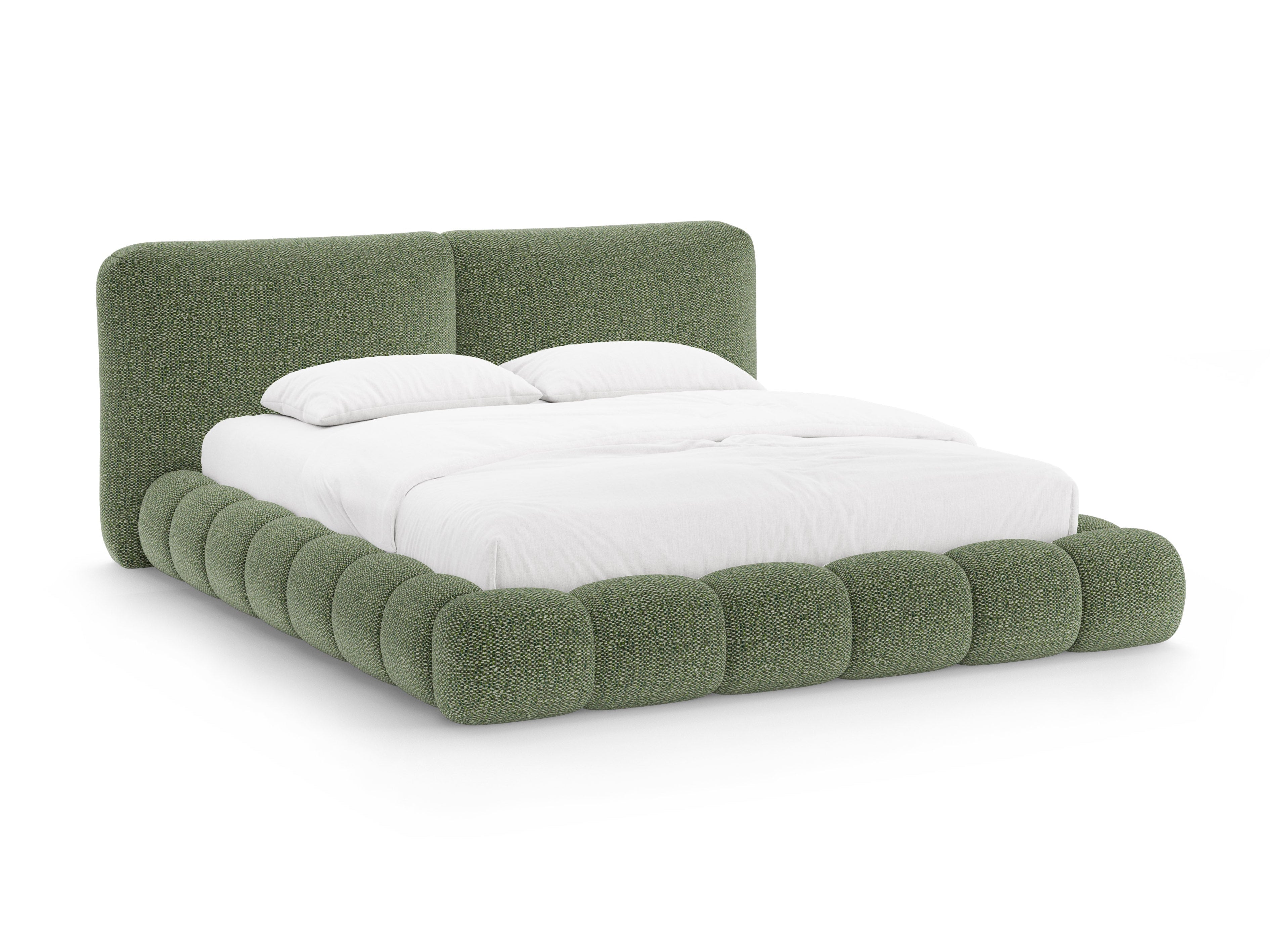 Bed SOLANGE groen melange