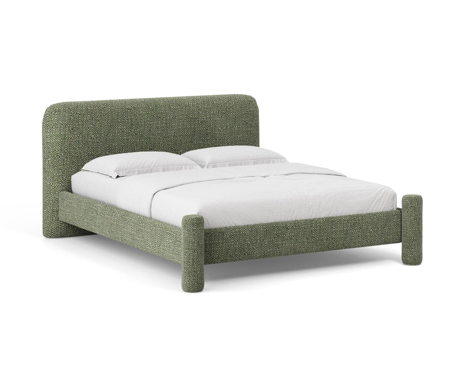 Bed VERA groen melange