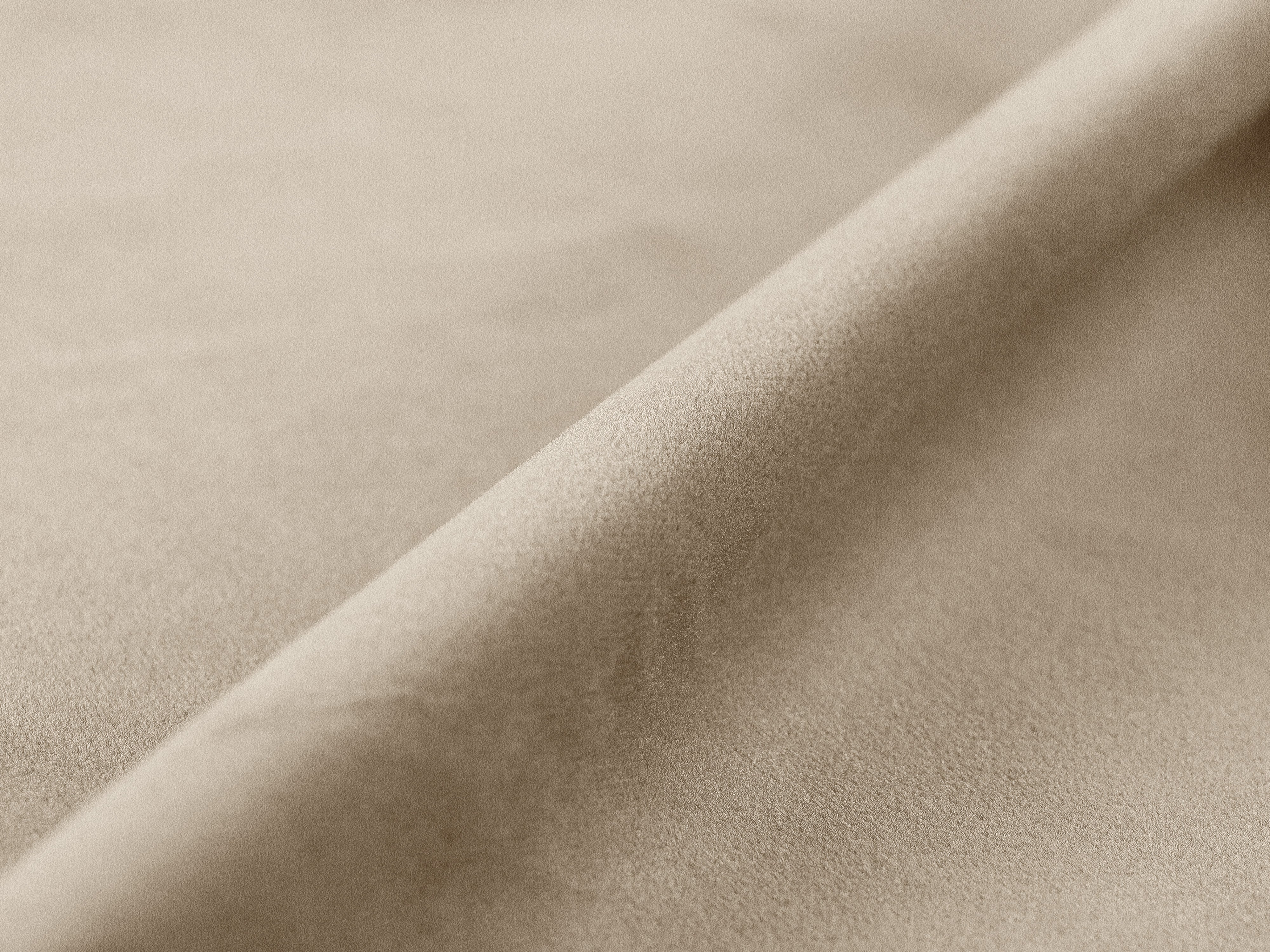 Aksmatig bed met opbergruimte voor beddengoed ALLISON beige