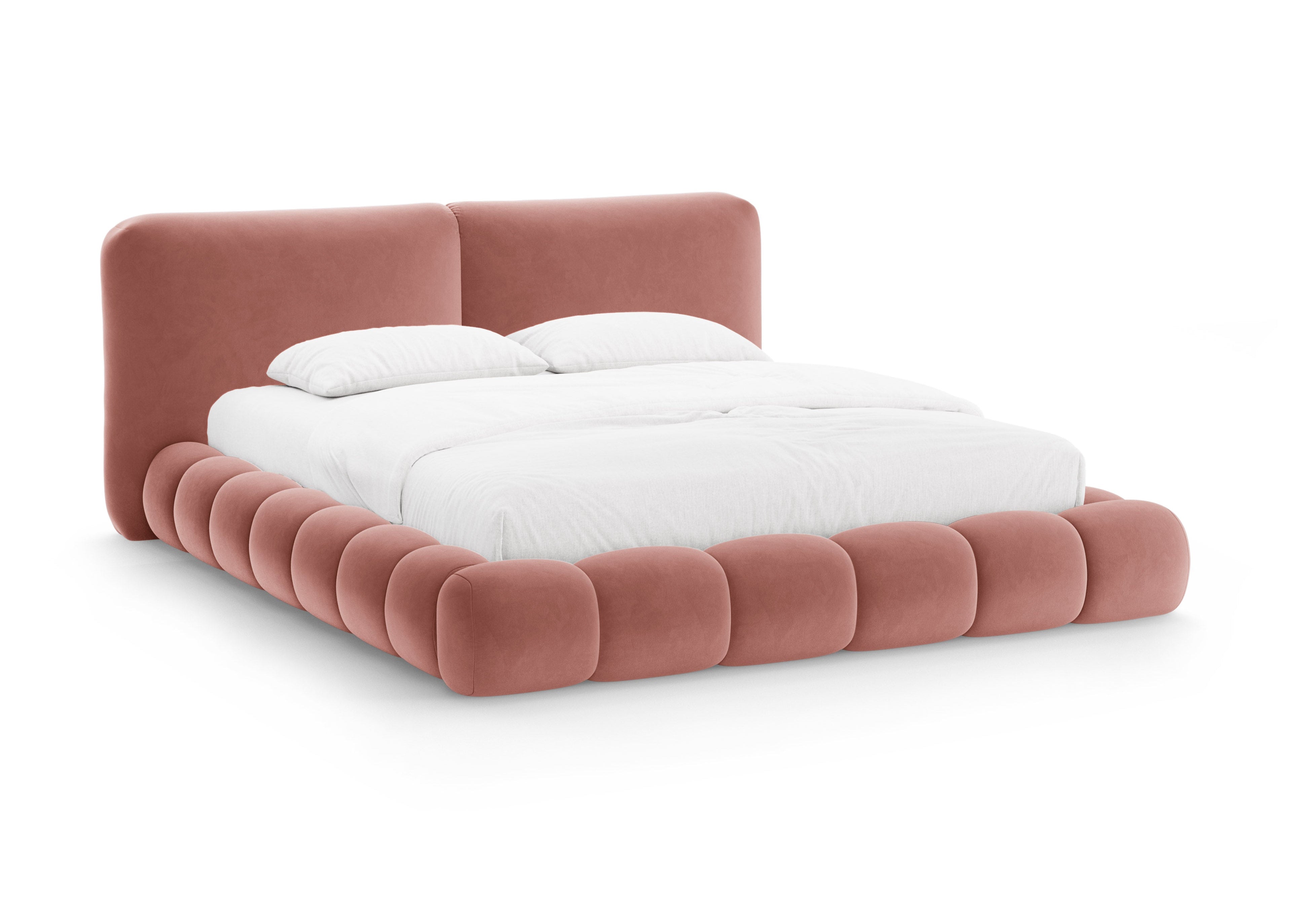 Velvet bed SOLANGE roze