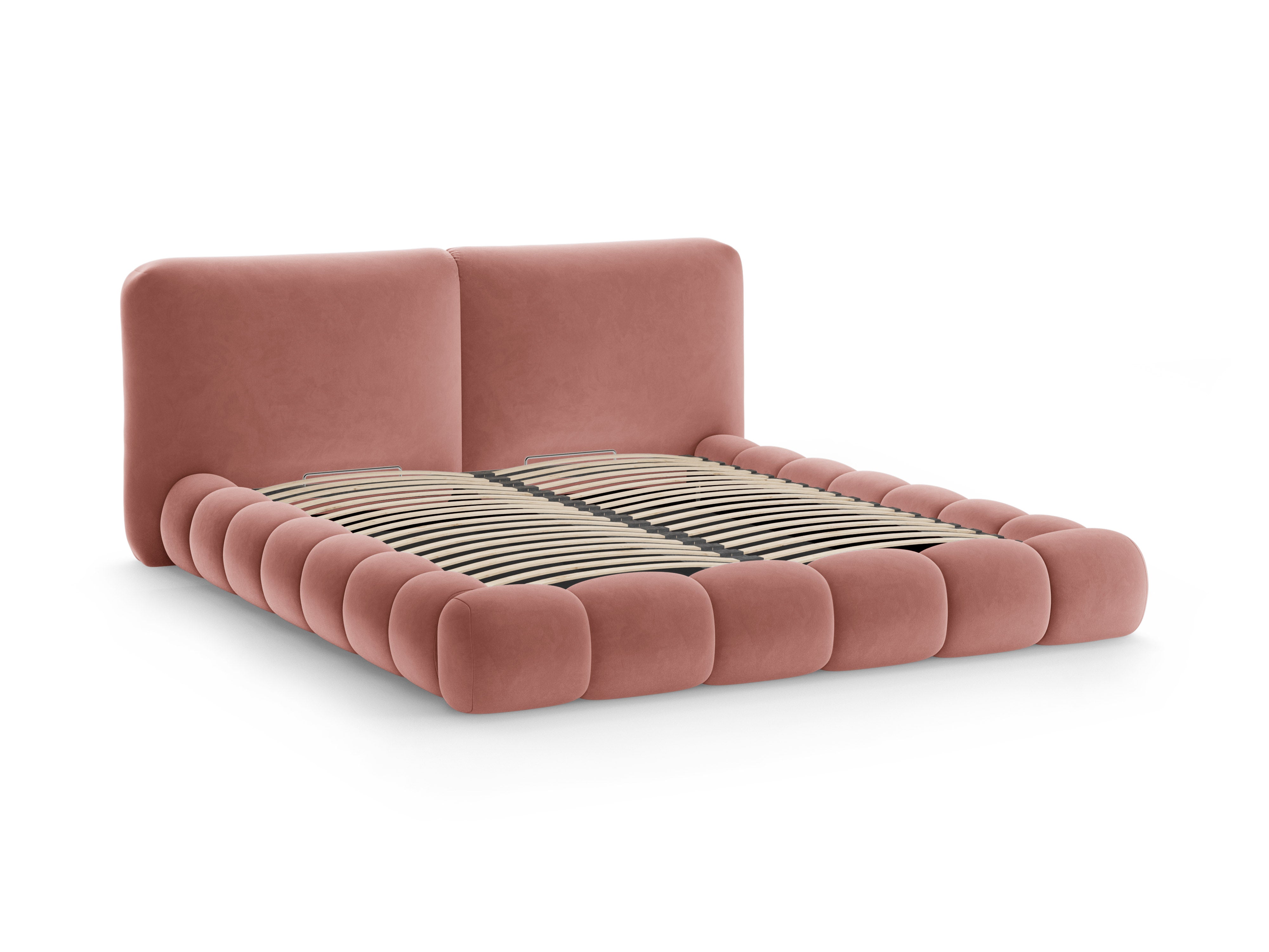 Velvet bed SOLANGE roze