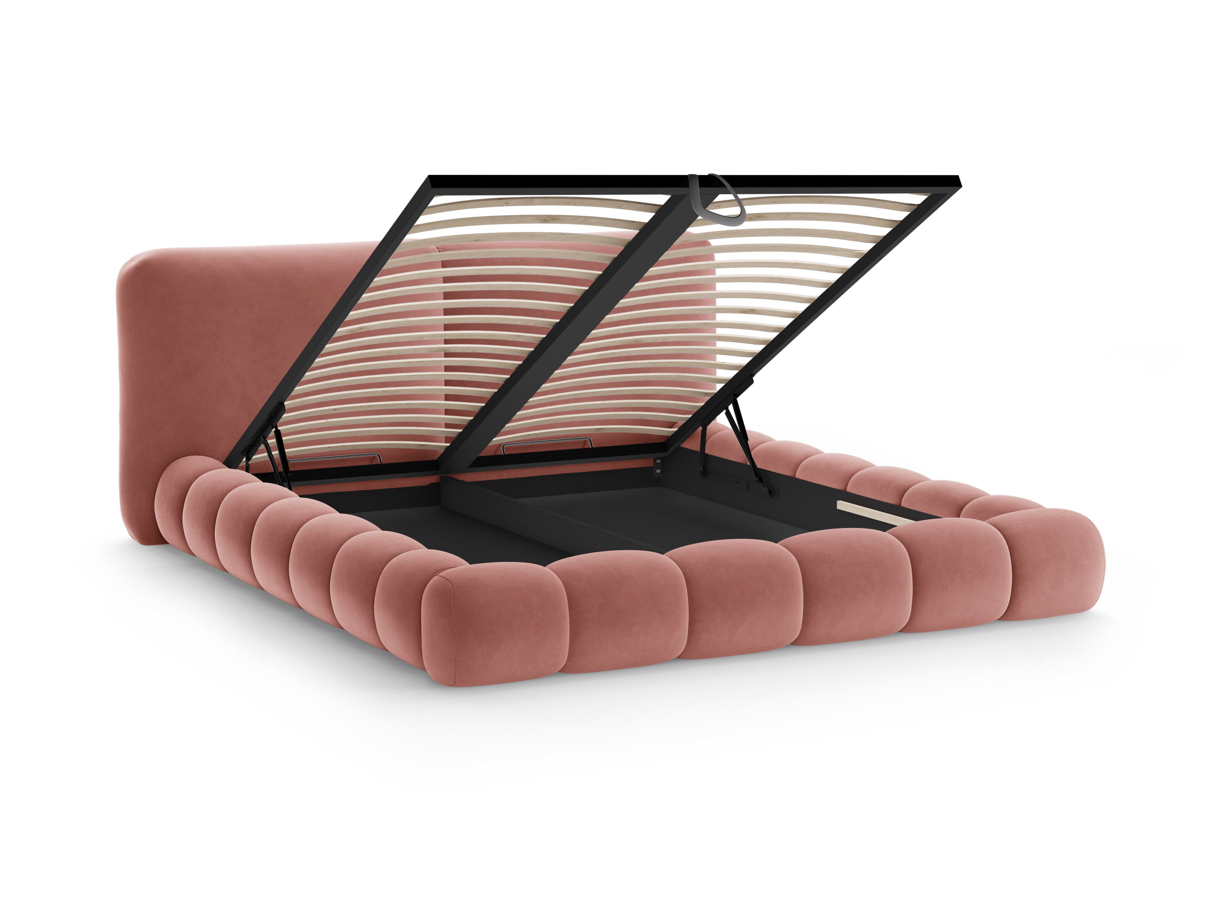Velvet bed SOLANGE roze