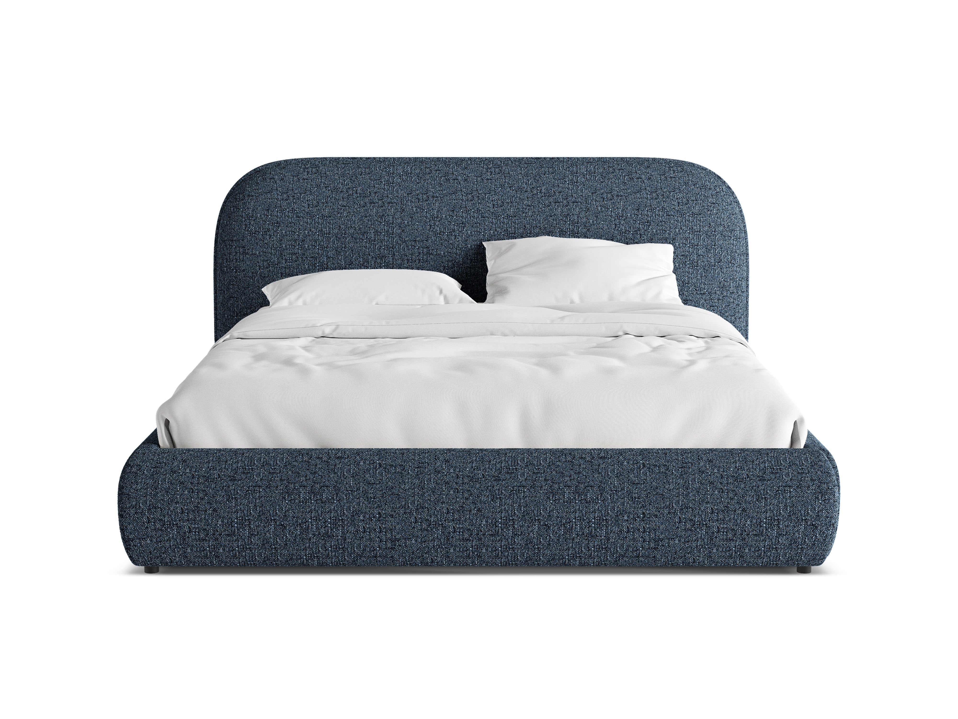 MURADA Bed Blue Mélange Chenille
