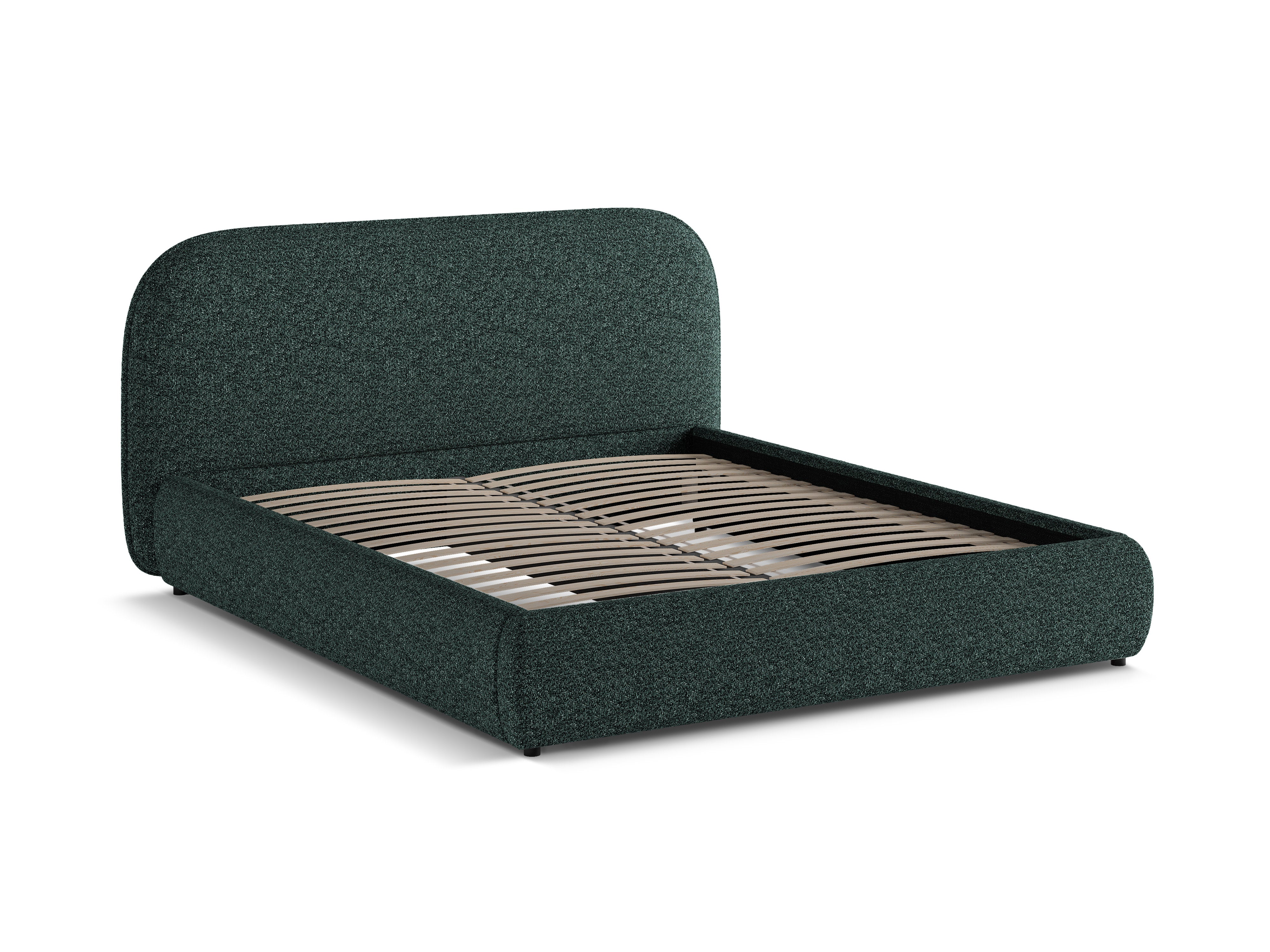 MURADA Bed Green Melange Chenille