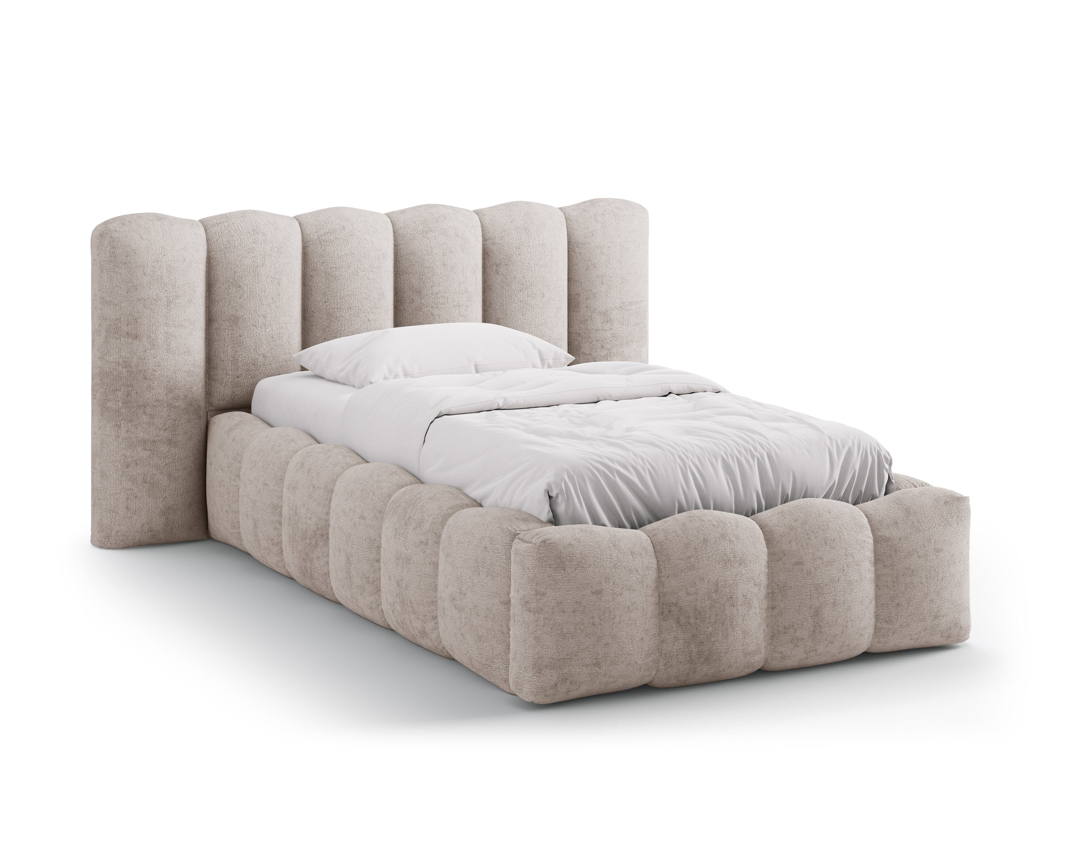 LUPINE Bed Beige Chenille
