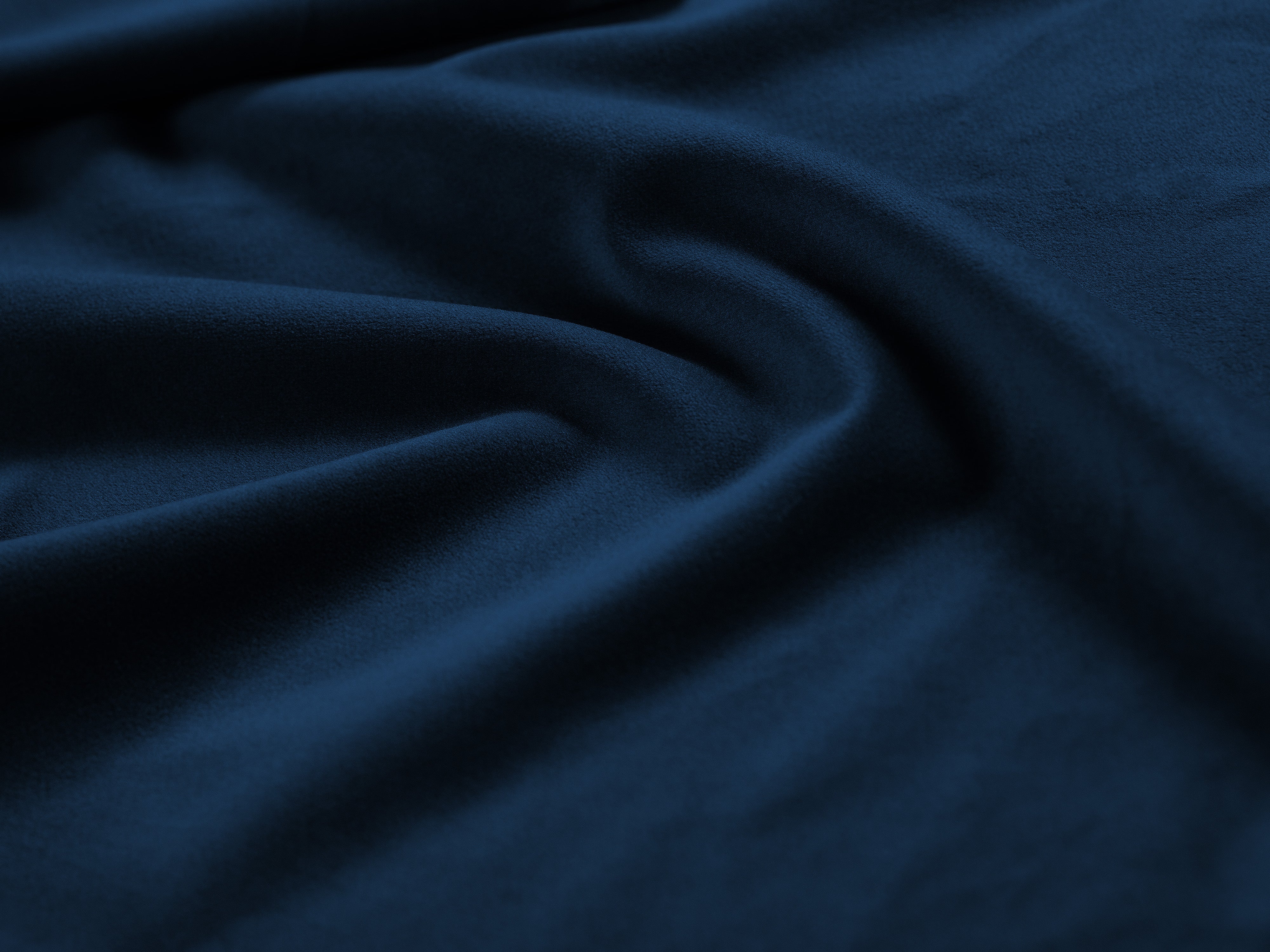 Enkel velours bed met opbergruimte voor beddengoed ALLISON koninklijk blauw