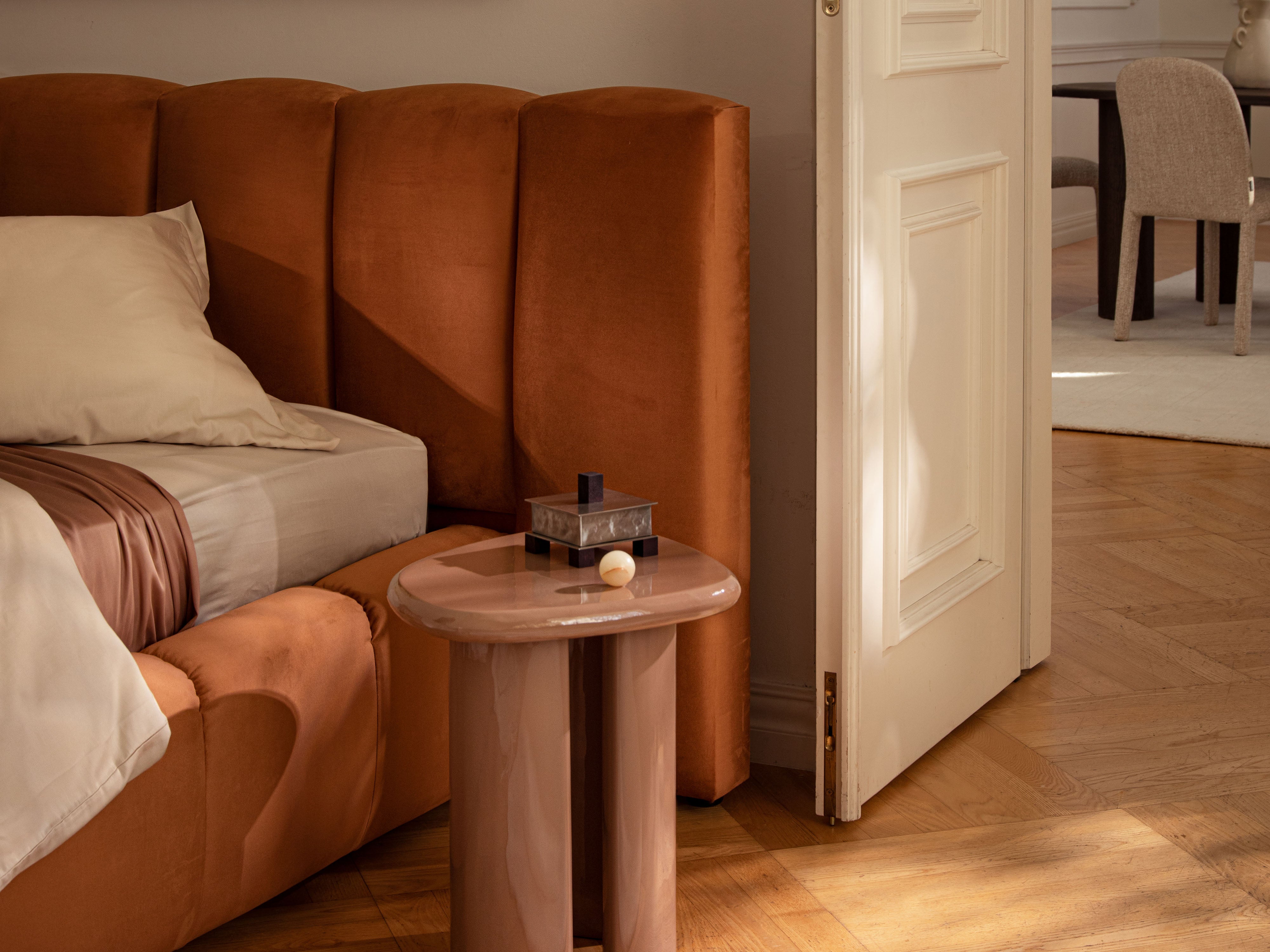 Velvet Bed LUPINE Beige