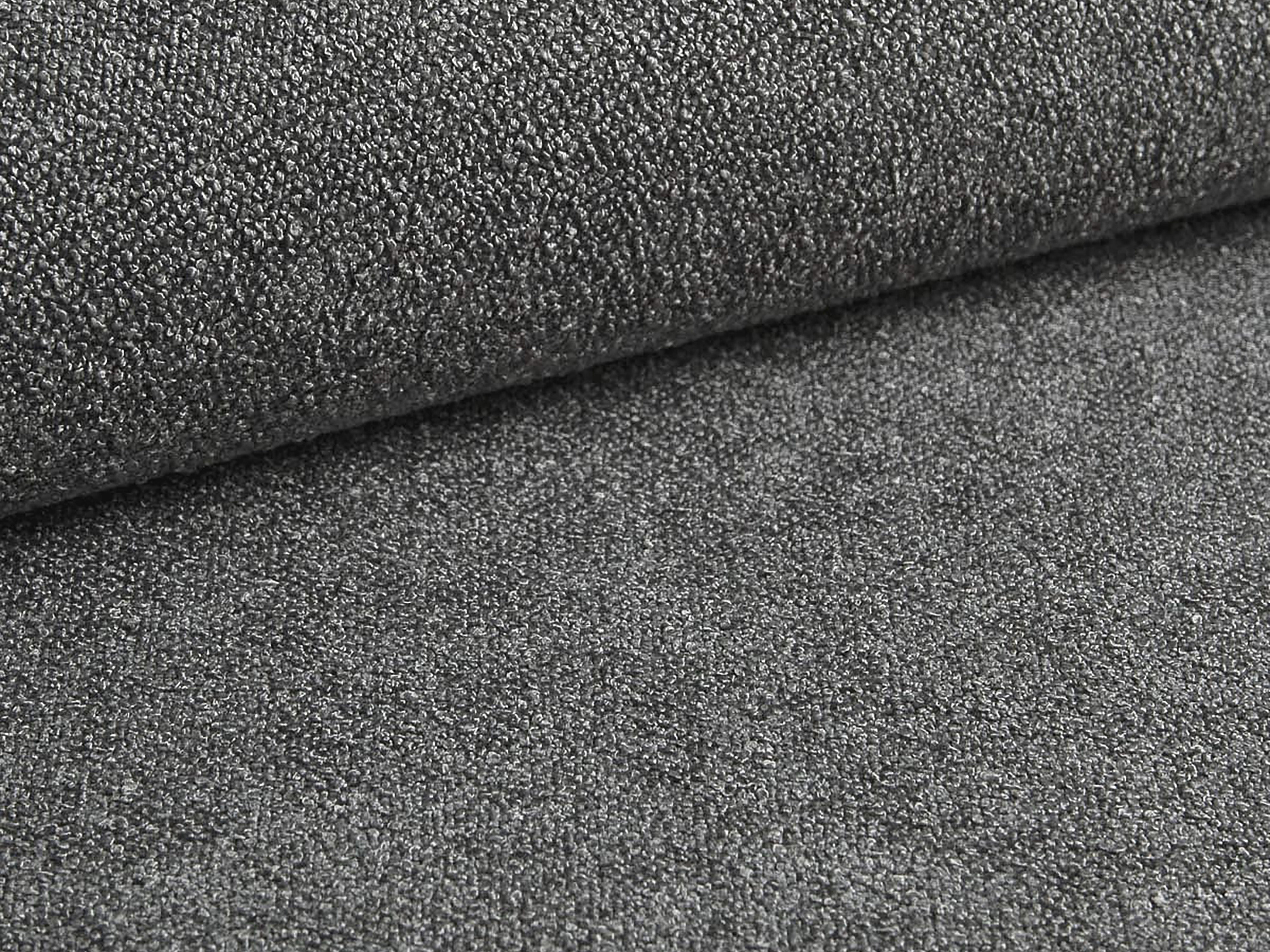 Bed met opbergruimte ERIC donkergrijs boucle