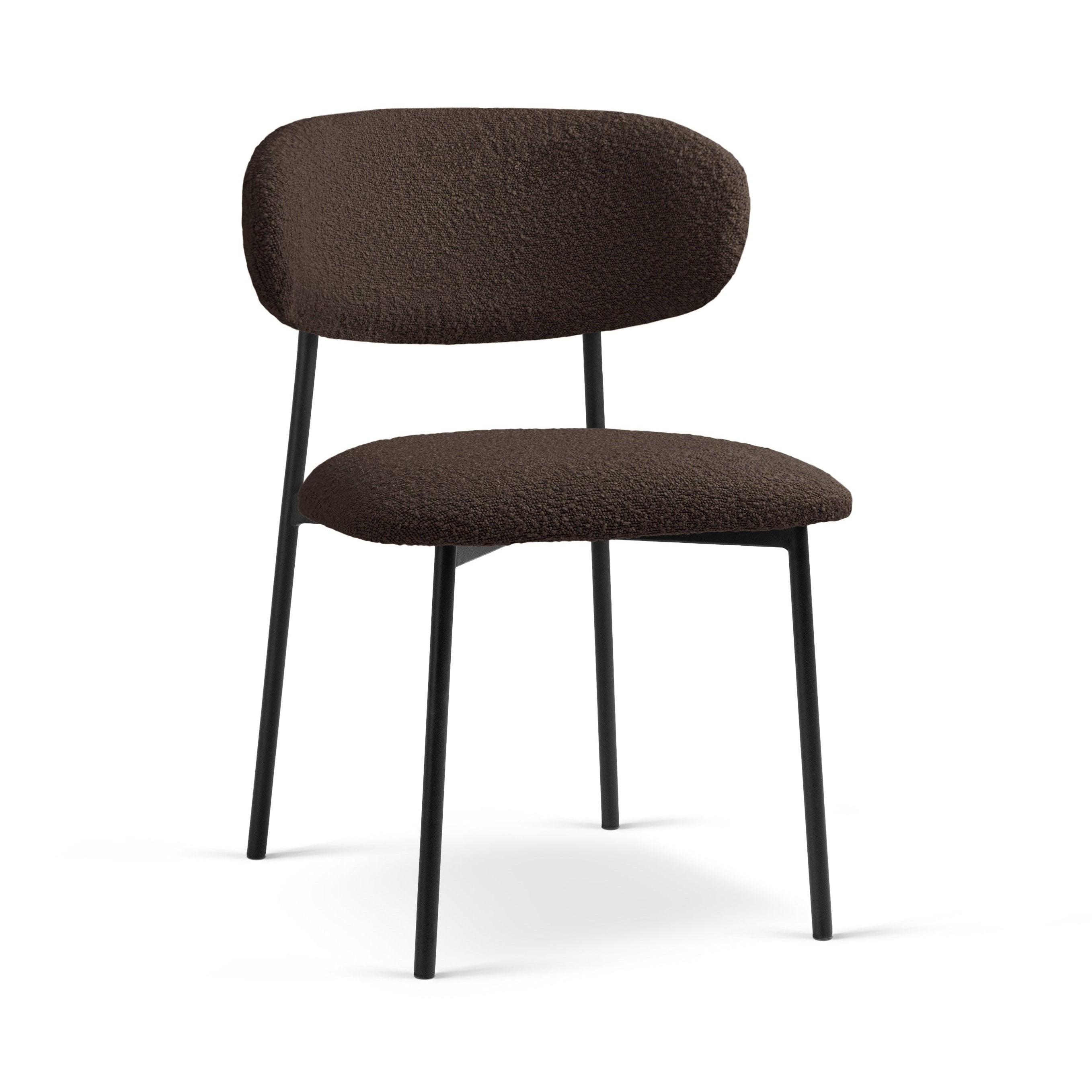 Stuhl NINA braunes Boucle