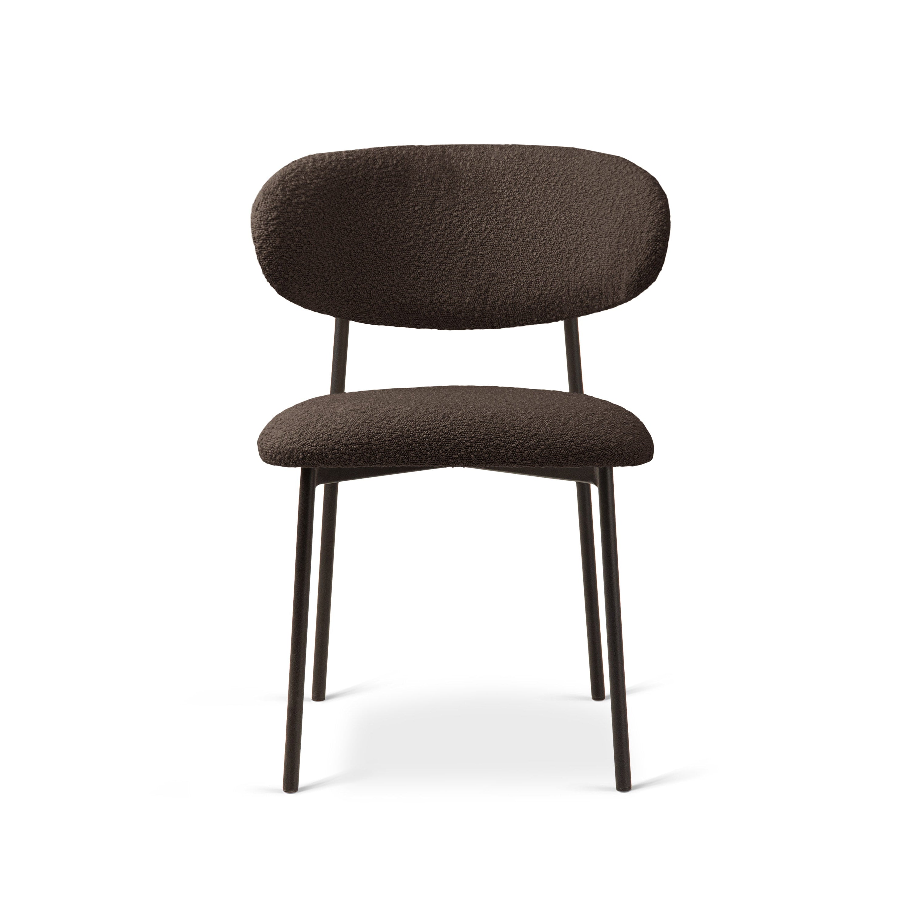 Stuhl NINA braunes Boucle