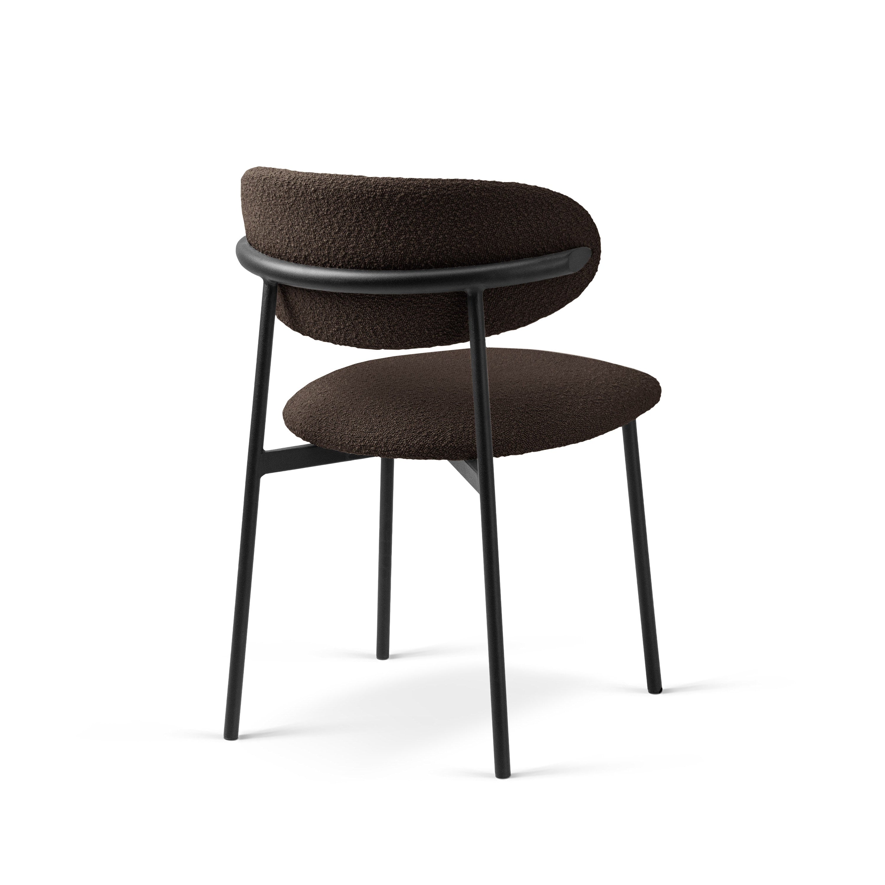 Stuhl NINA braunes Boucle