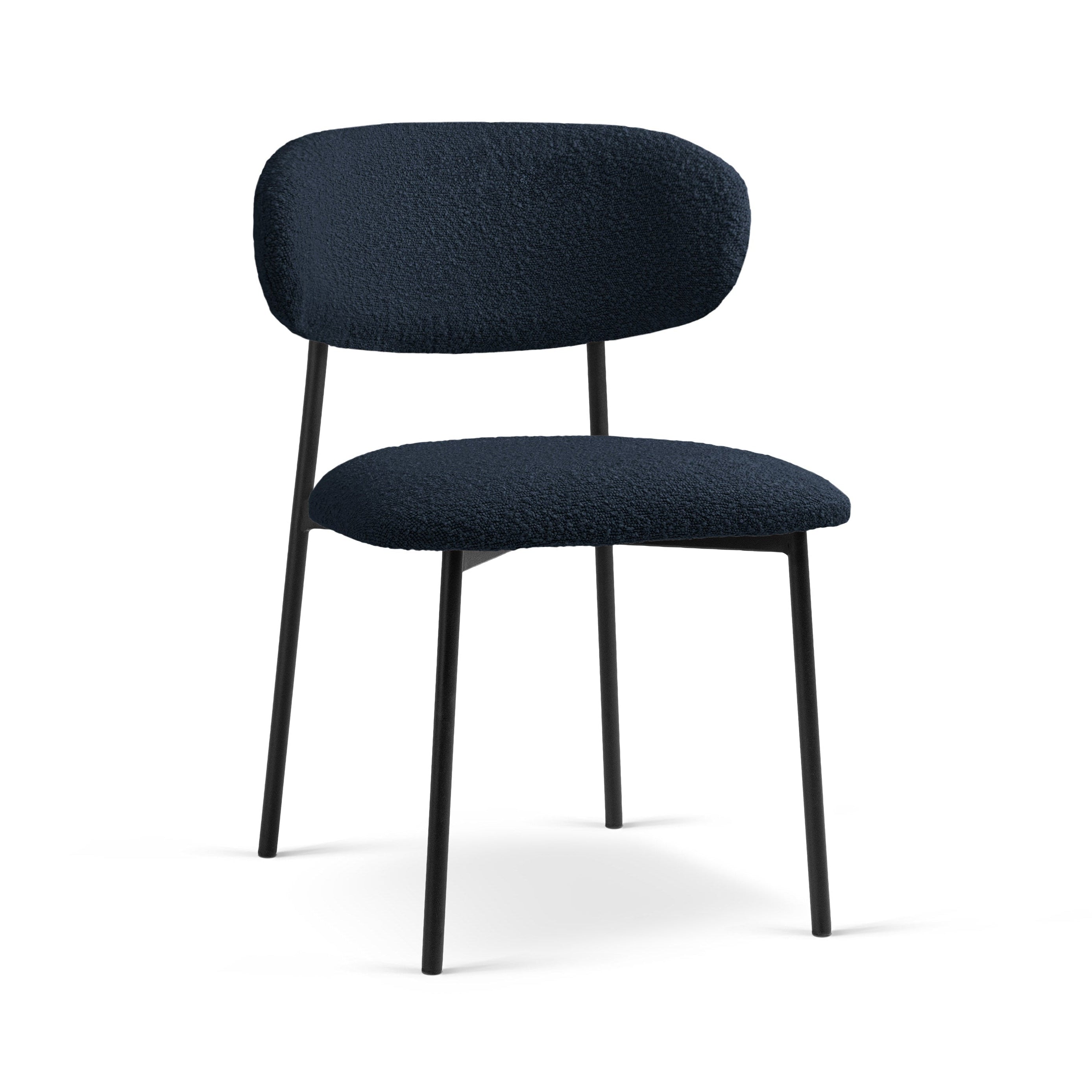 NINA Chair Dark Blue Boucle