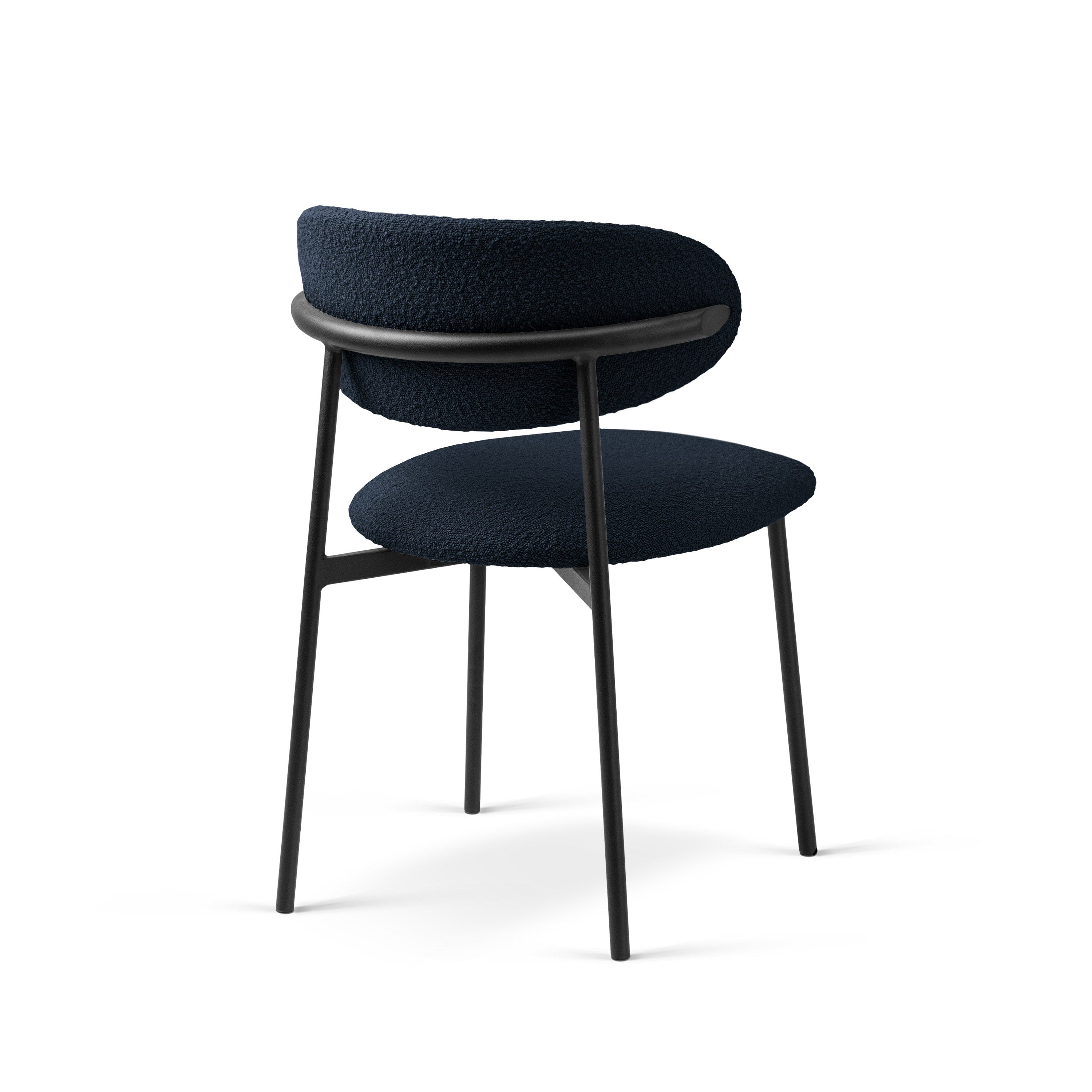 NINA Chair Dark Blue Boucle