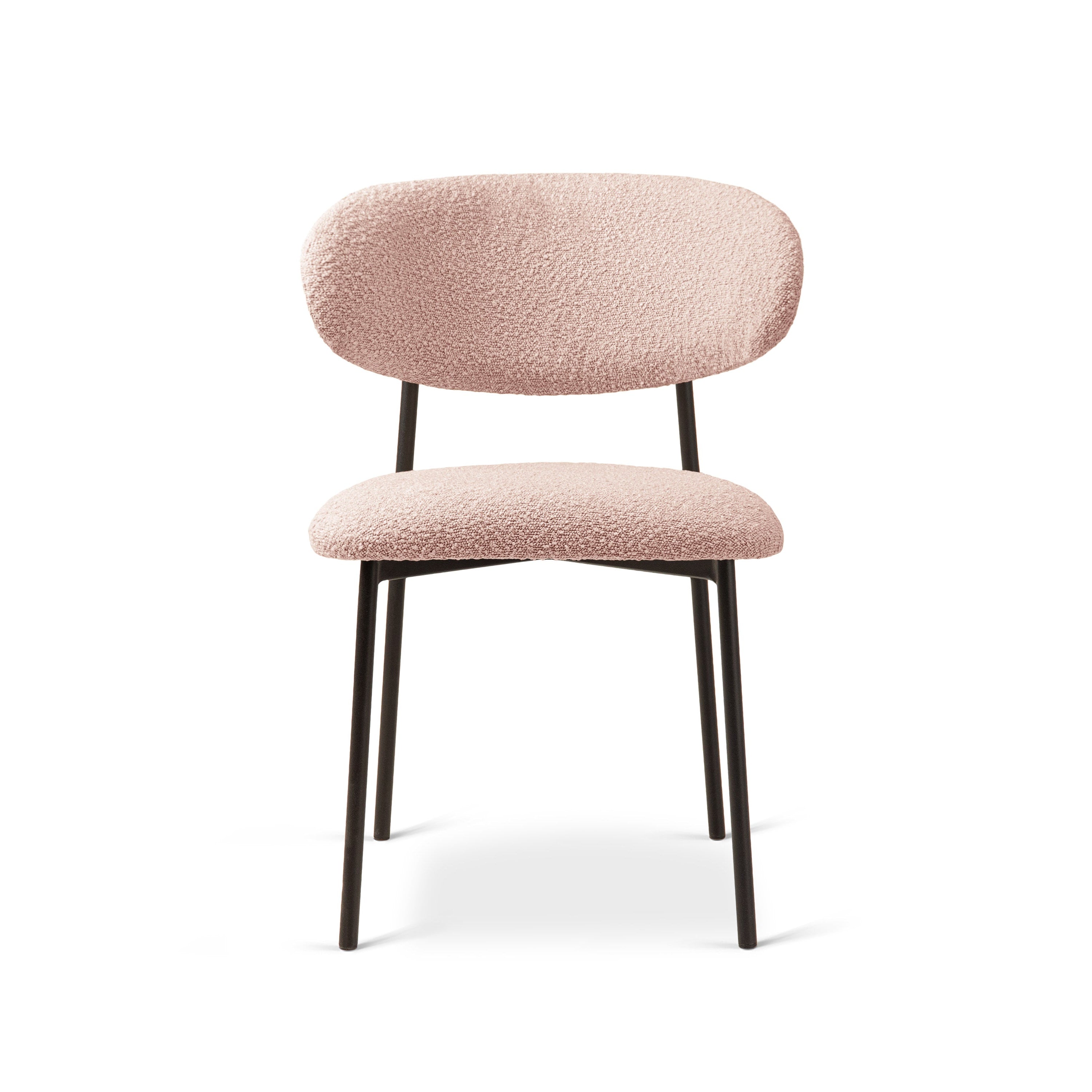 Stuhl NINA pudriges Rosa Boucle