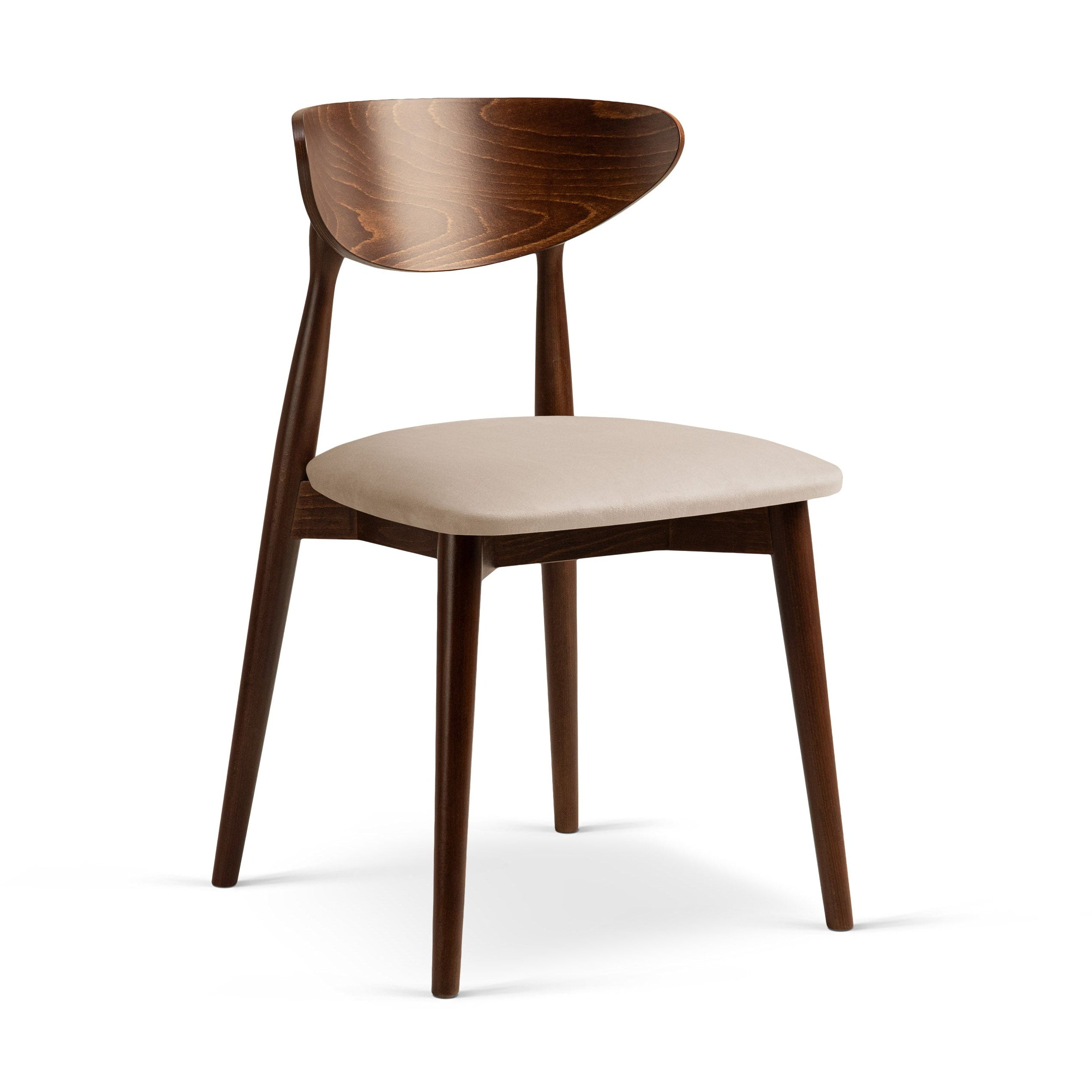 LEON Chair Almond Beige Velvet