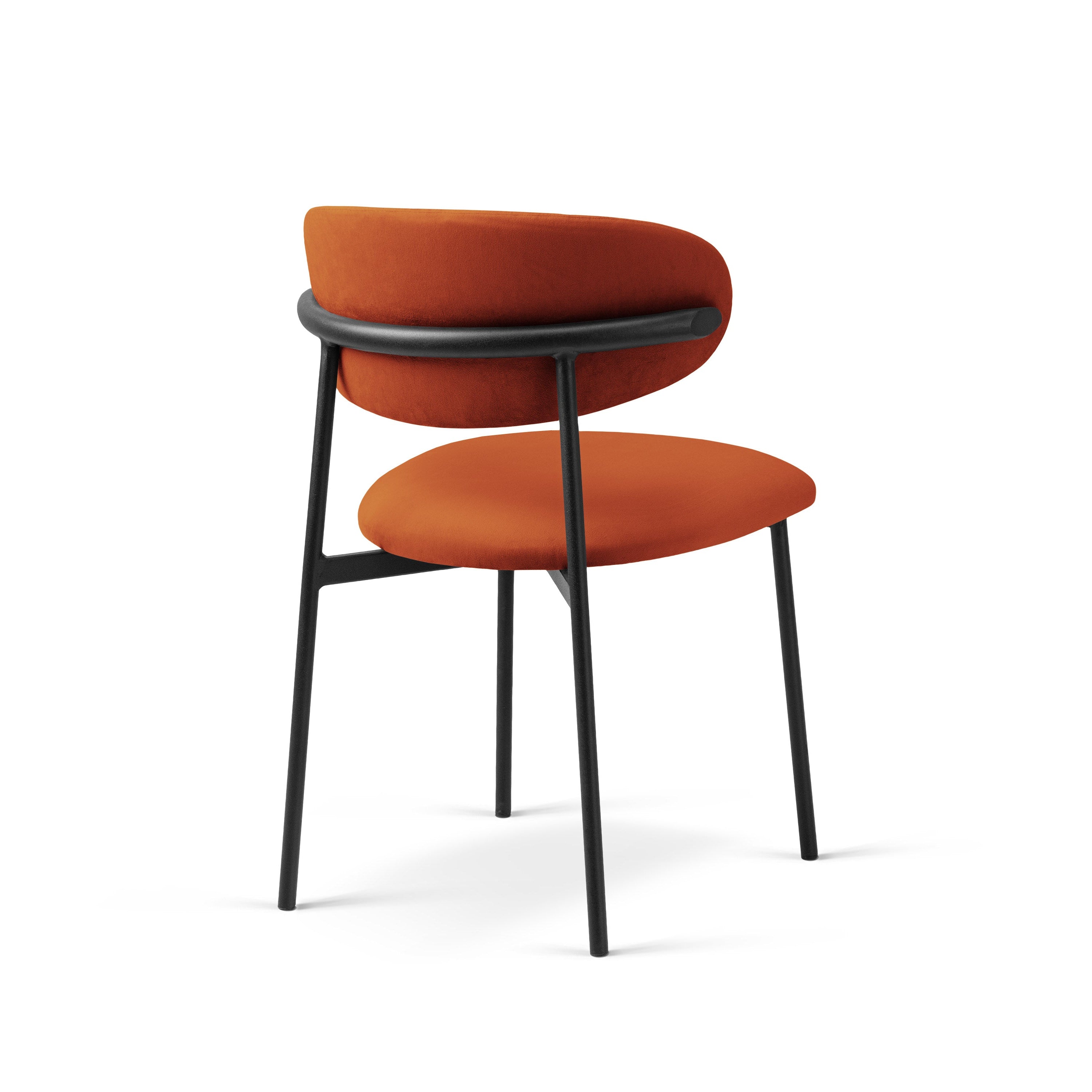 NINA Chair in Chestnut Velvet