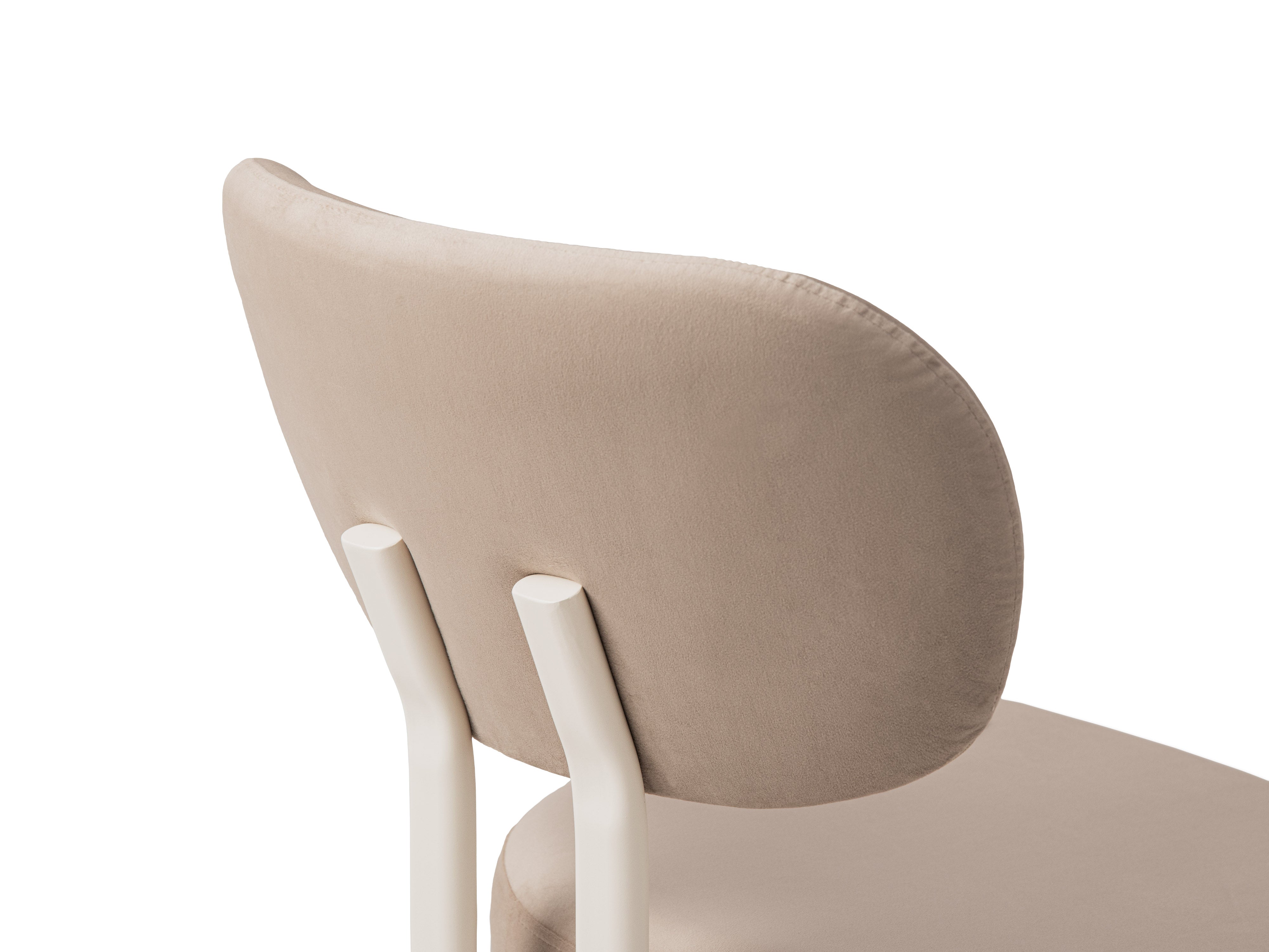 SAM Chair Almond Beige Velvet