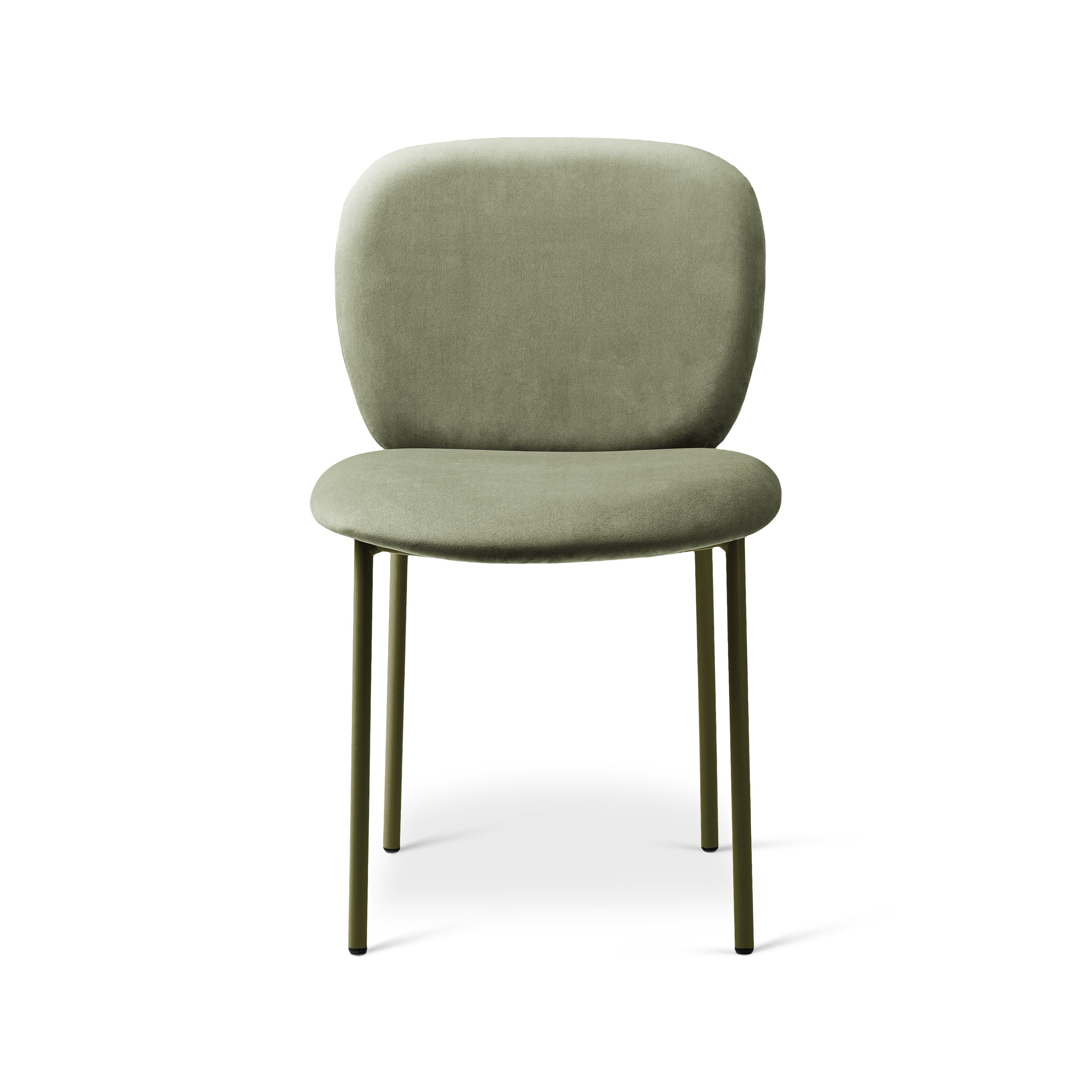 Velvet Chair CAROLINE Green