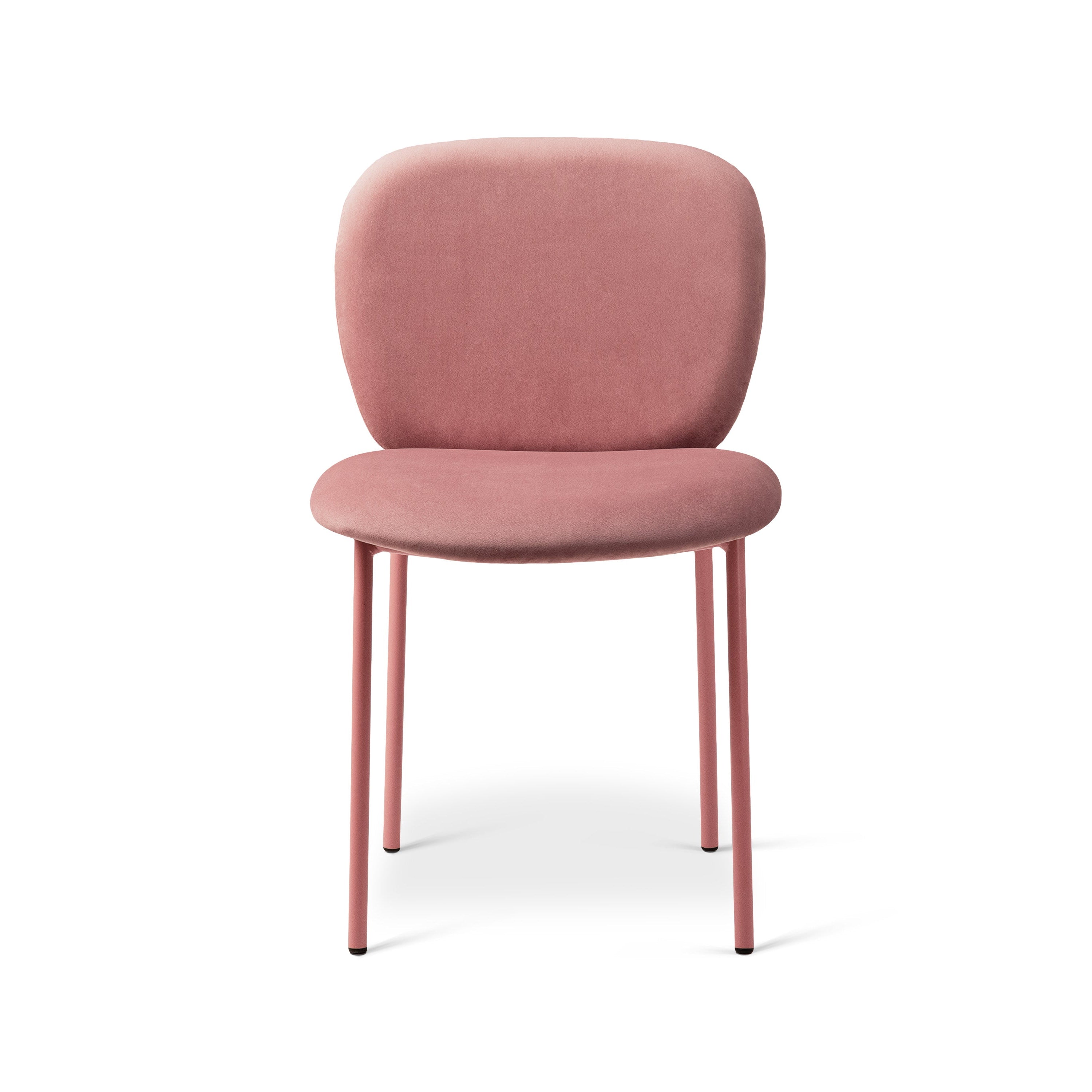 Velvet stoel CAROLINE roze