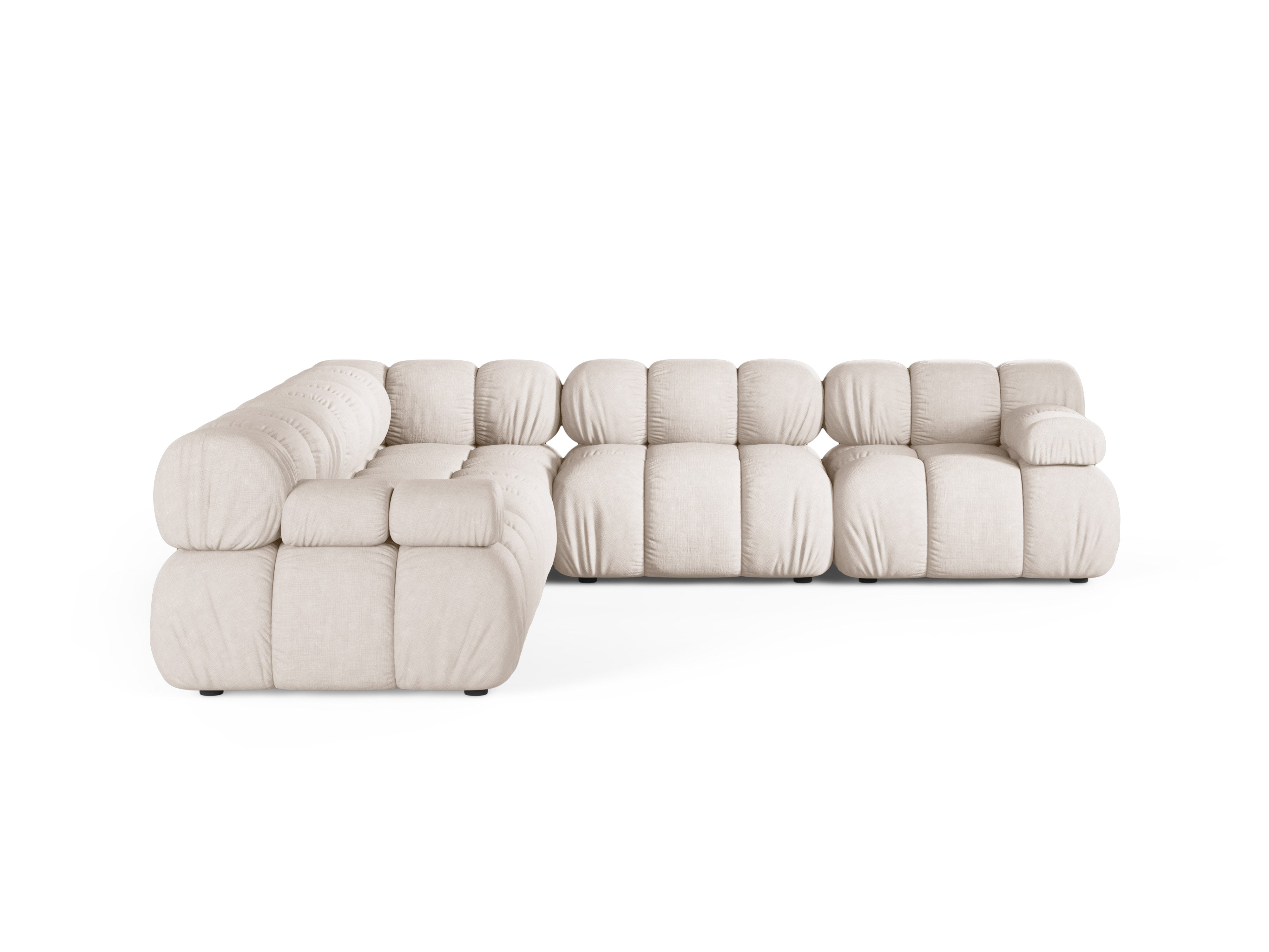 Symmetrische hoekbank BELLIS beige